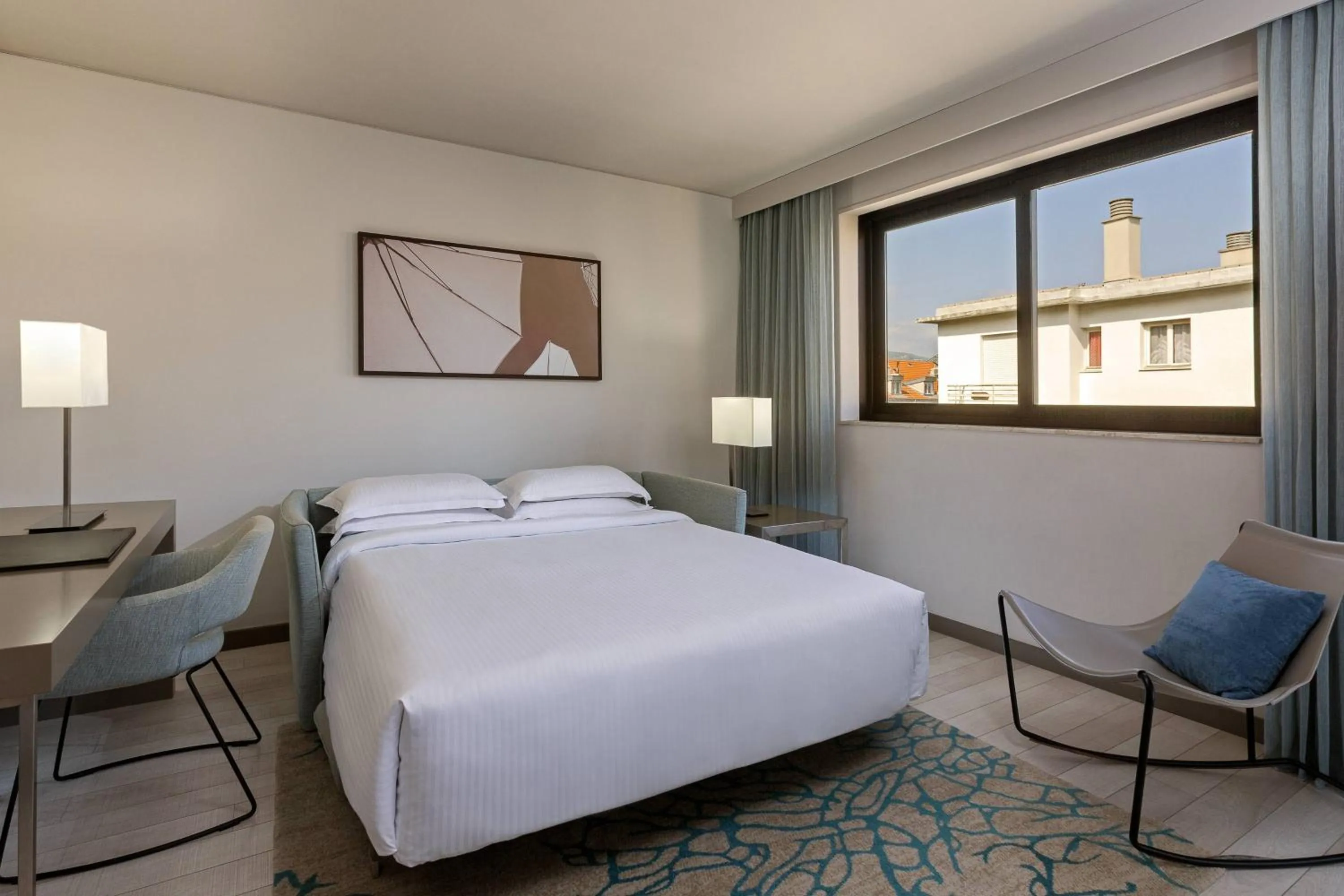 Photo of the whole room, Bed in AC Hotel by Marriott Nice