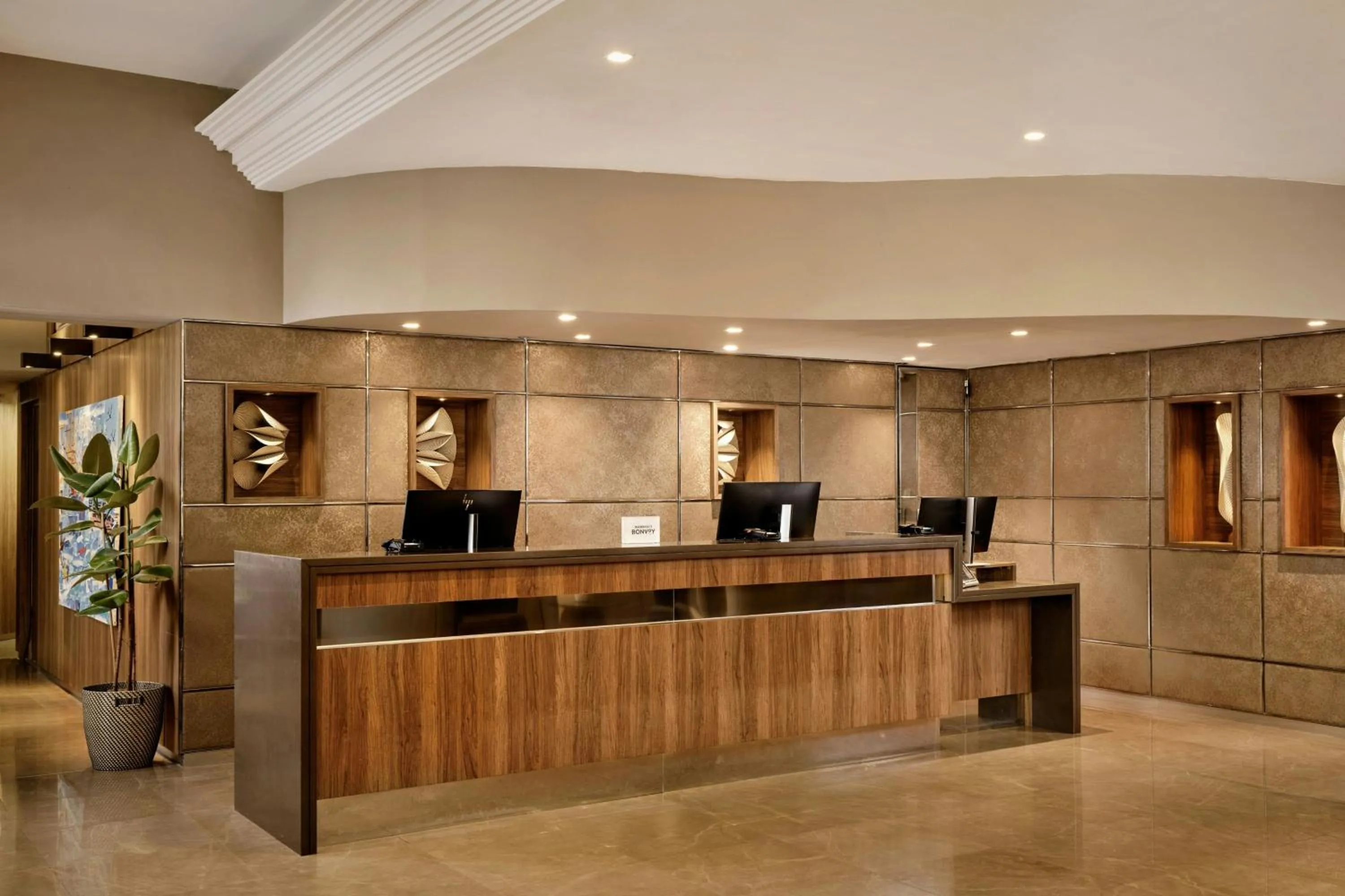 Lobby or reception in AC Hotel by Marriott Nice