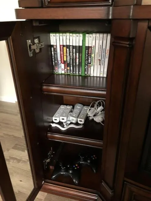 Game Room in Terra House Tacoma - EV Power Station, Crib, Stroller, High Chair