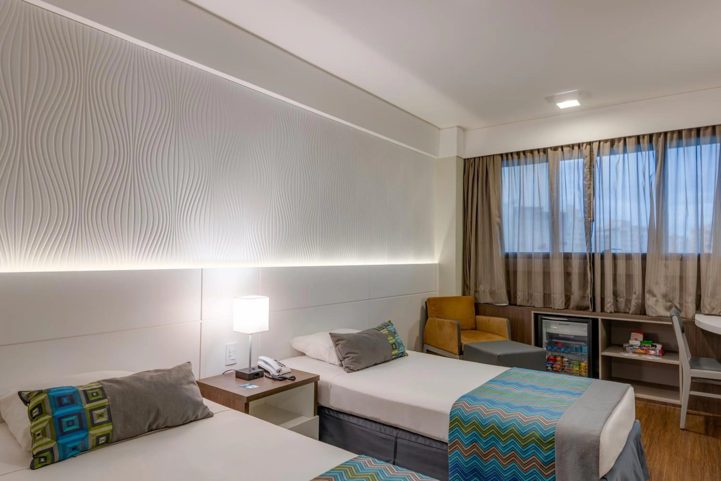 Bedroom, Bed in Monreale Plus Midtown Campinas