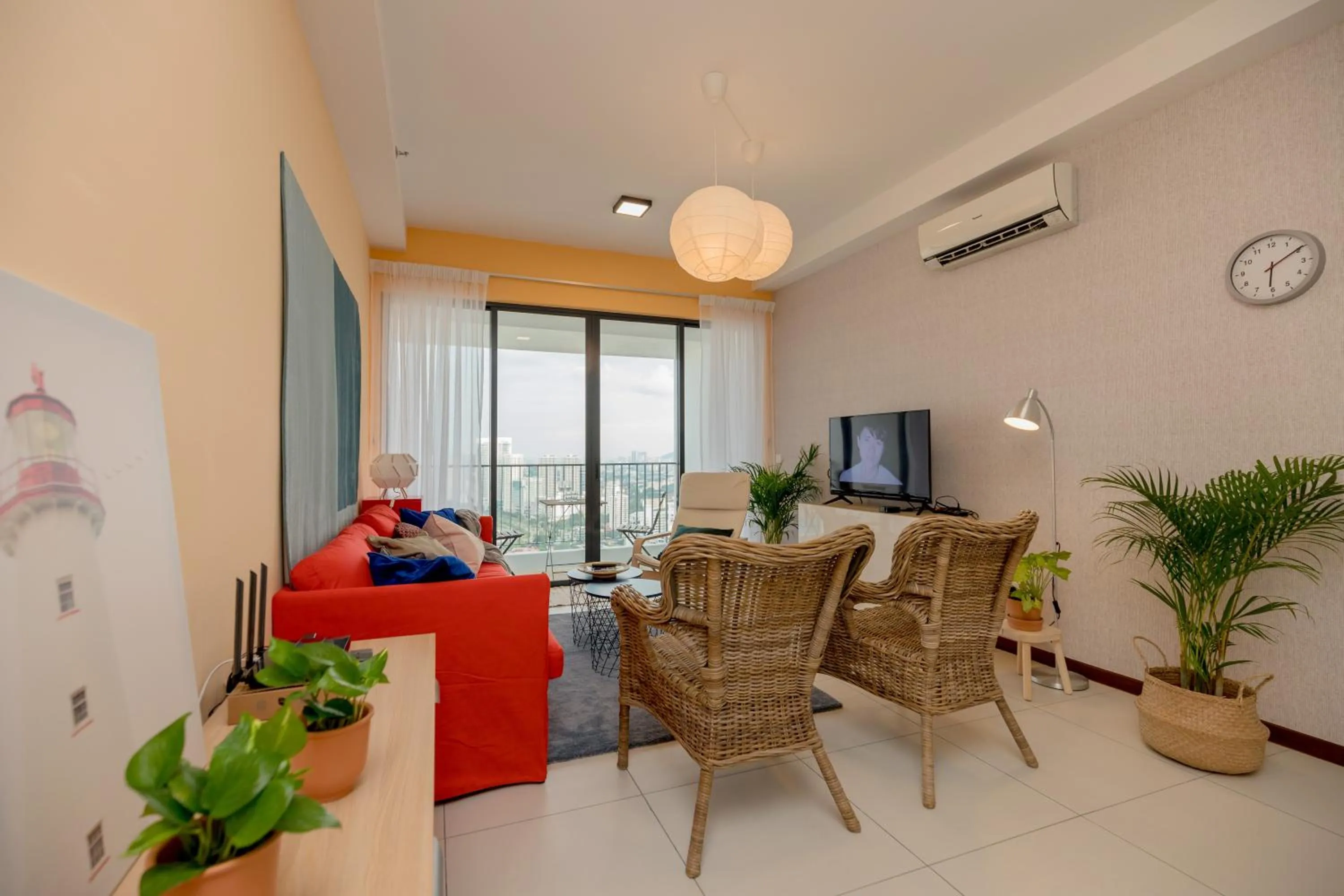 Living room in The Landmark Condo, by Sanguine