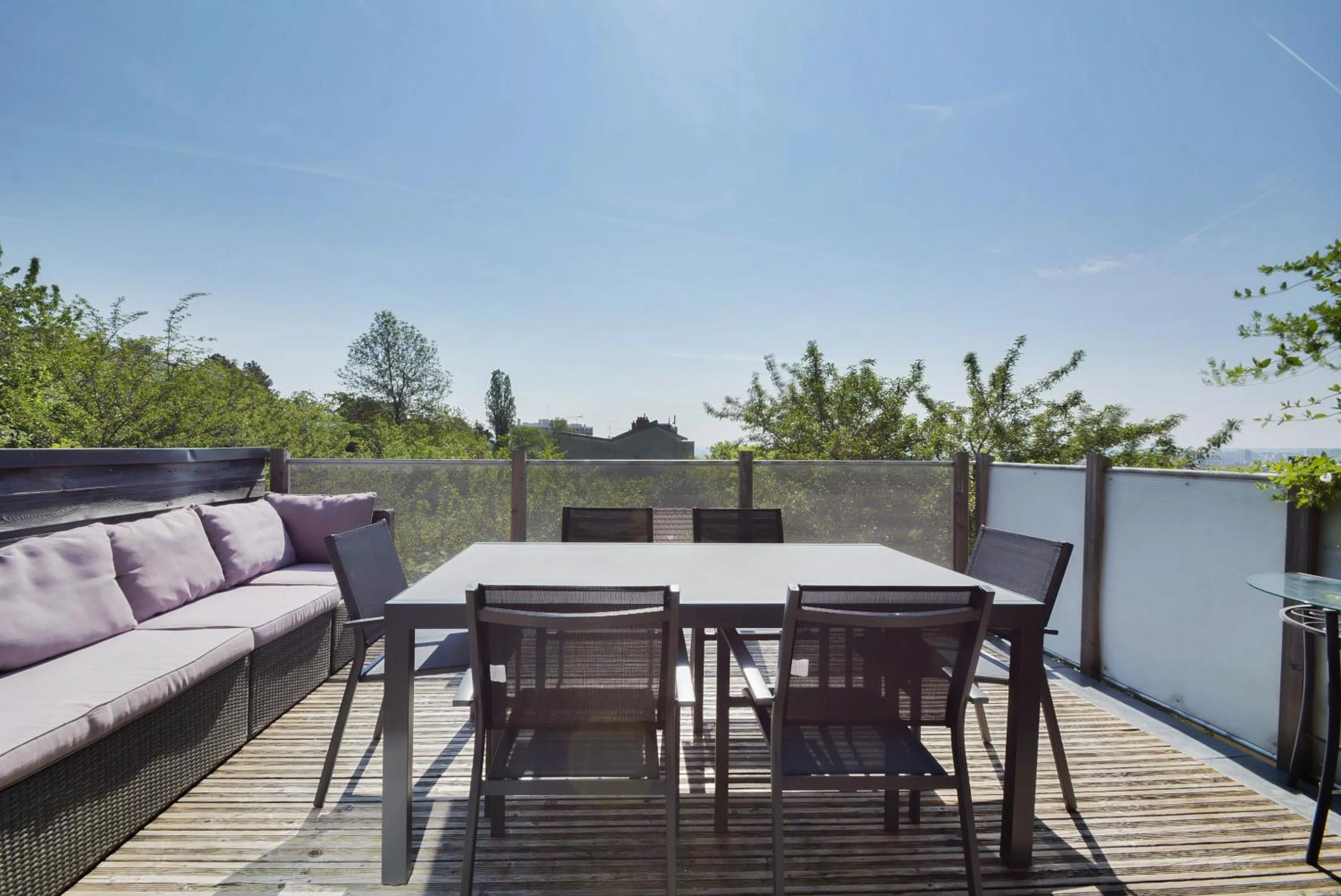 Balcony/Terrace in Meublé prestige