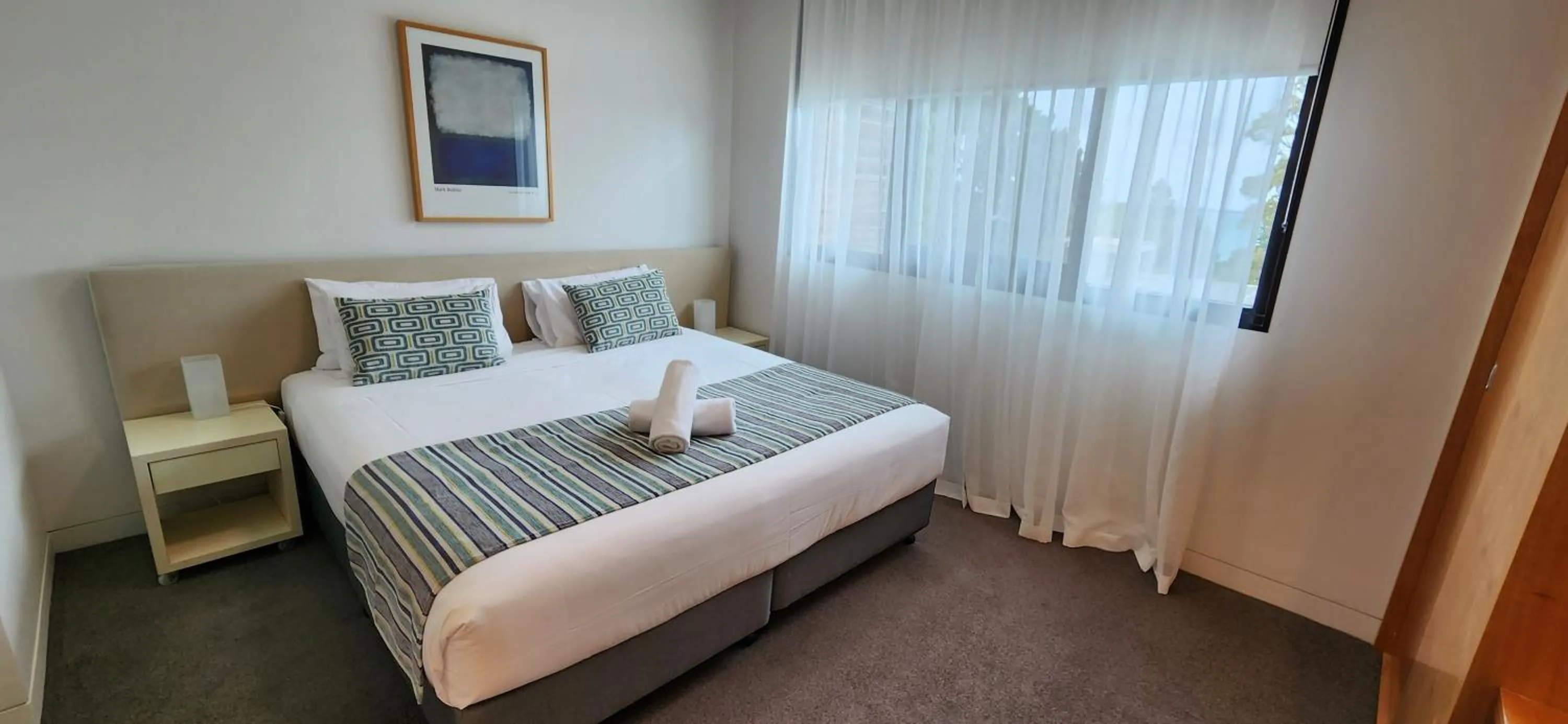 Bed in Phillip Island Apartments