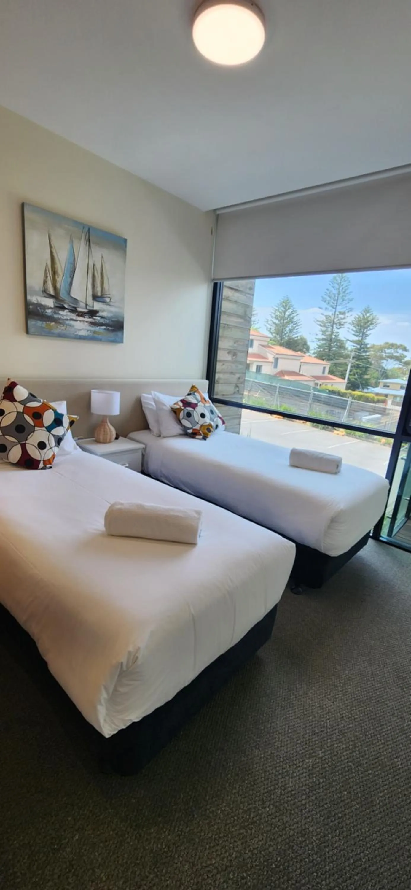 Bed in Phillip Island Apartments