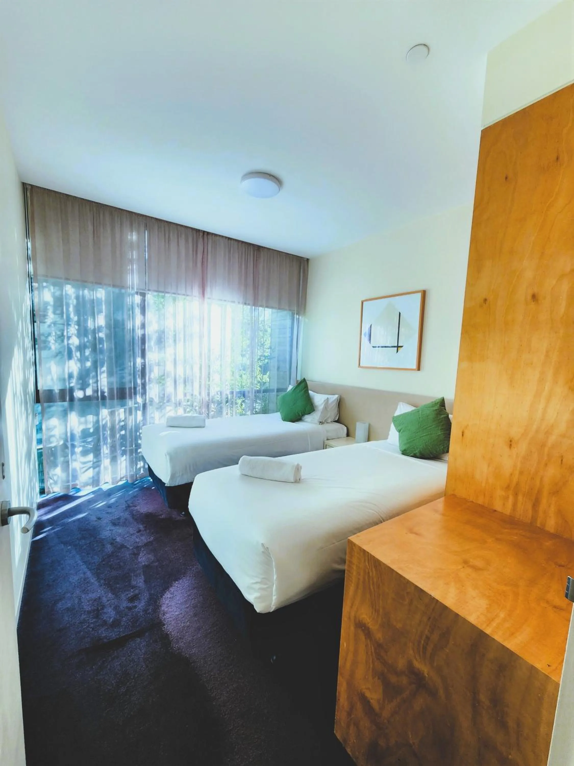 Bed in Phillip Island Apartments