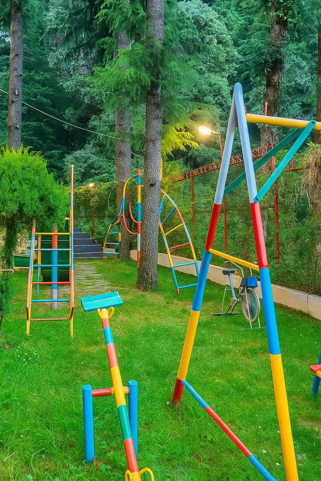 Children play ground in Vilasa Lall Ji Resort