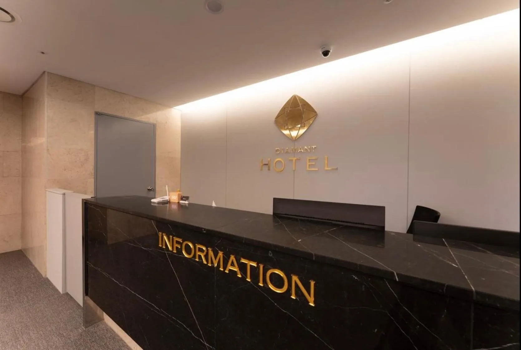 Lobby or reception in Hotel Diamant