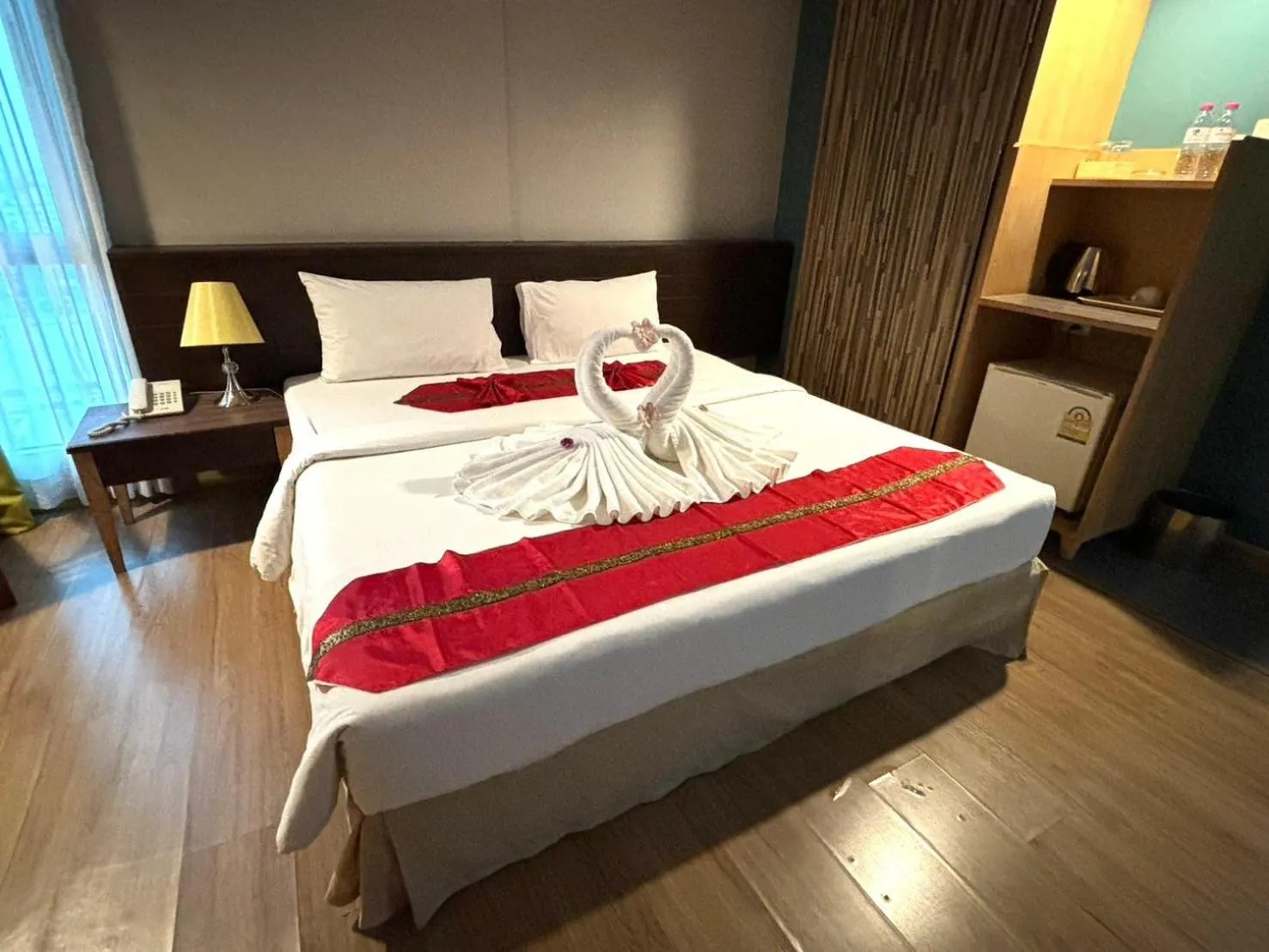 Bed in Aloha Hatyai Hotel