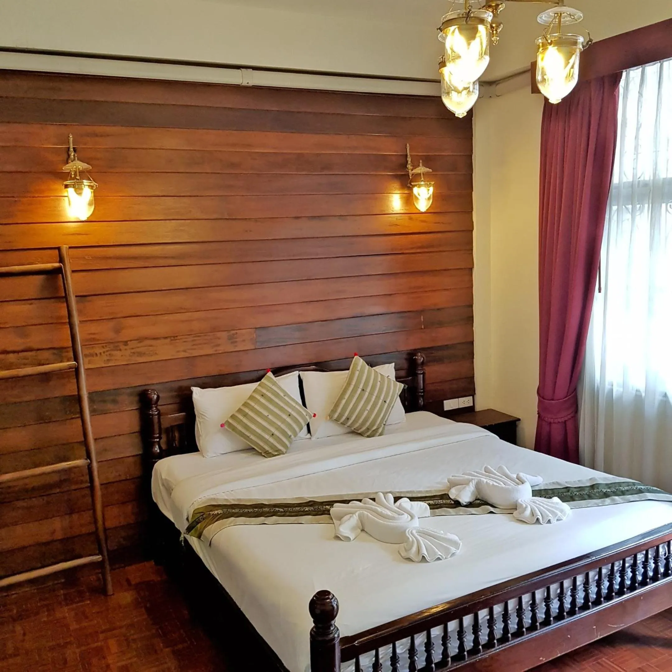 Bed in Rustic Guest House