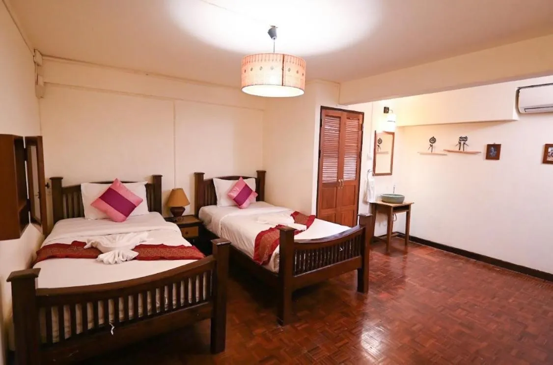 Bed in Rustic Guest House