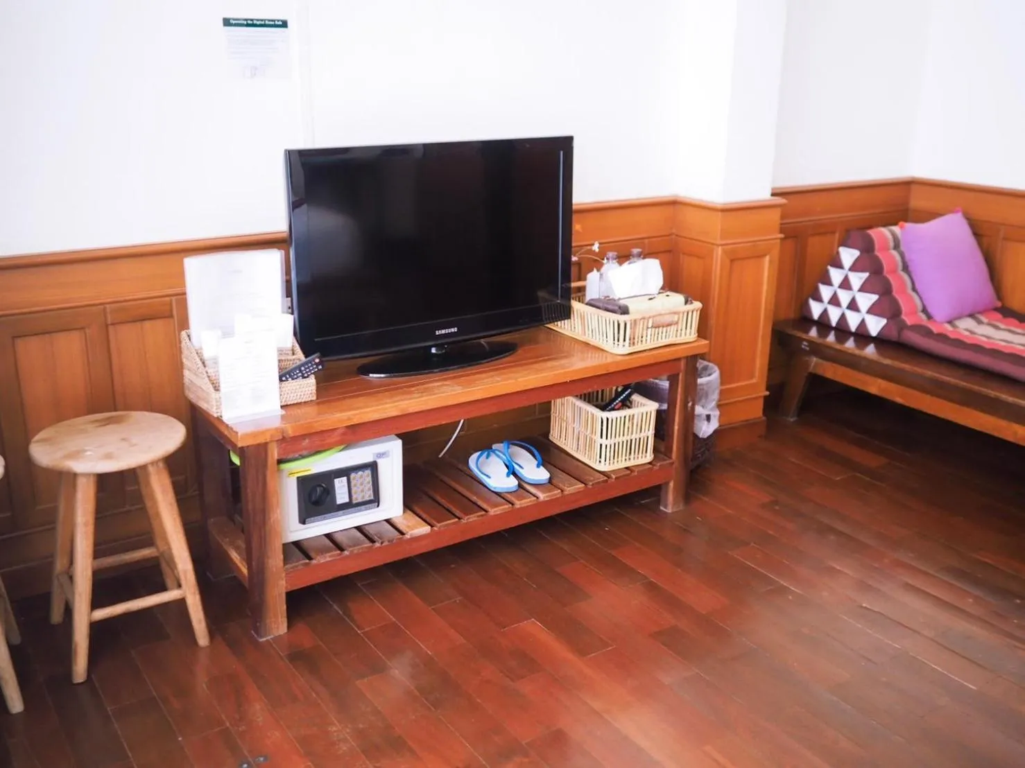 Bed in Rustic Guest House