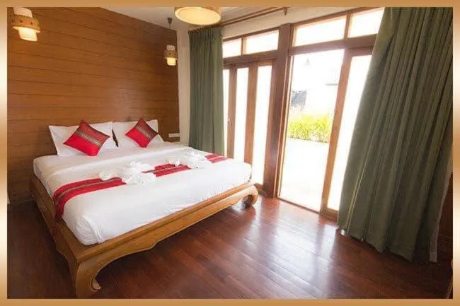 Bed in Rustic Guest House