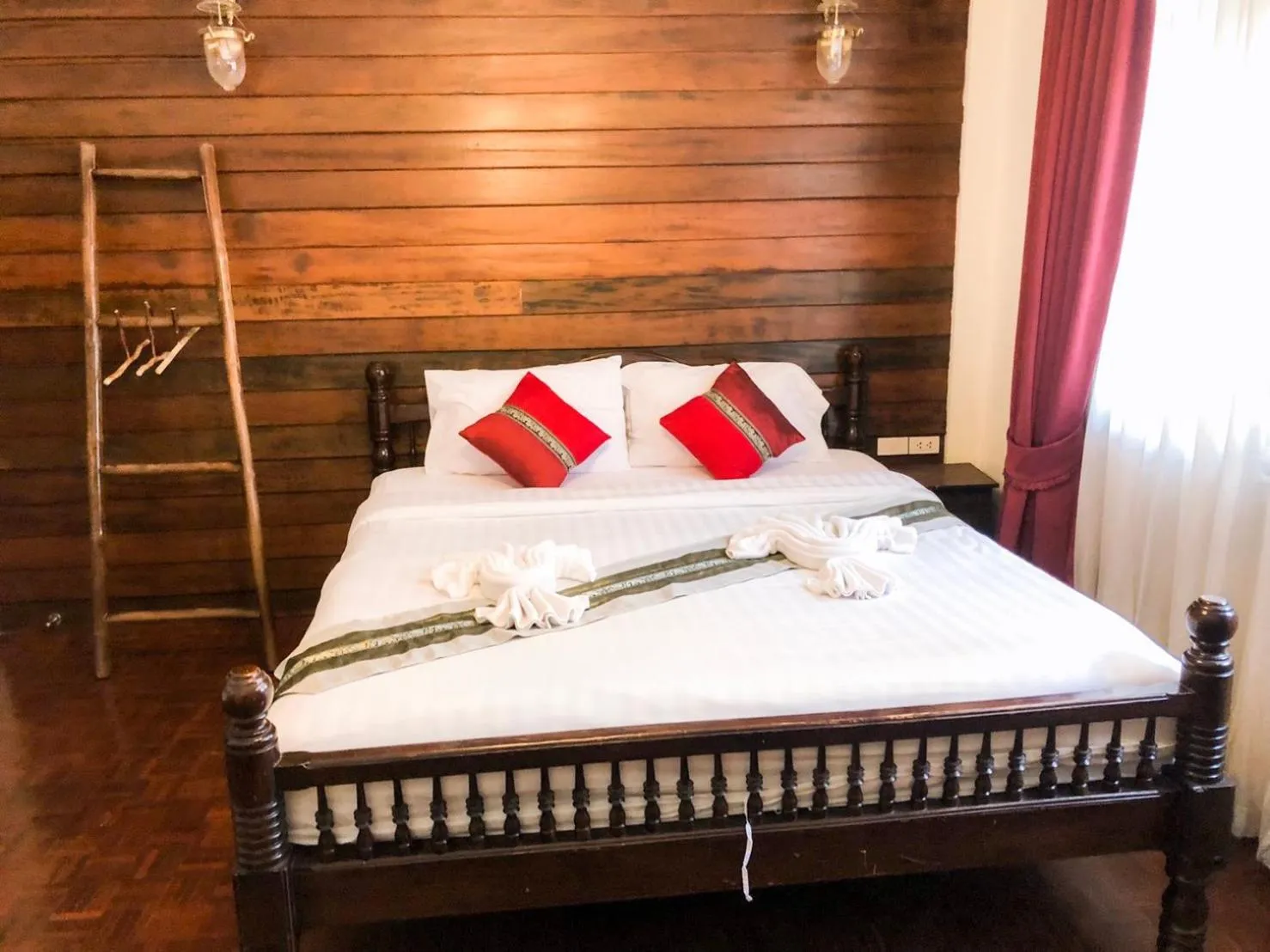 Bed in Rustic Guest House