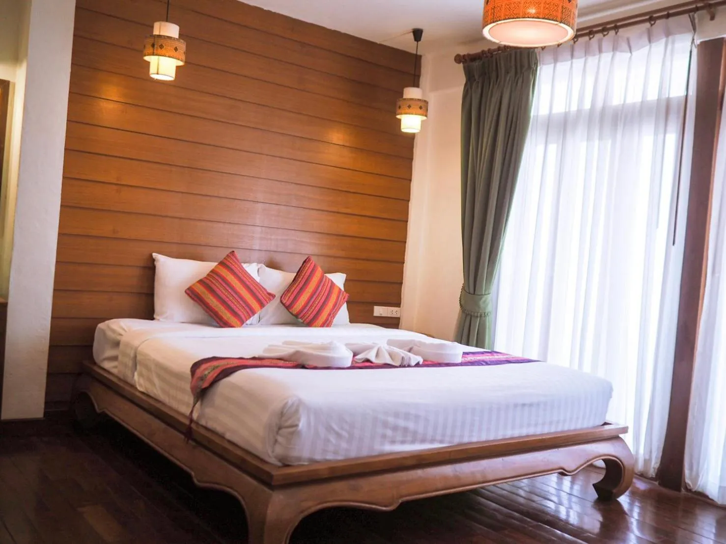 Bed in Rustic Guest House