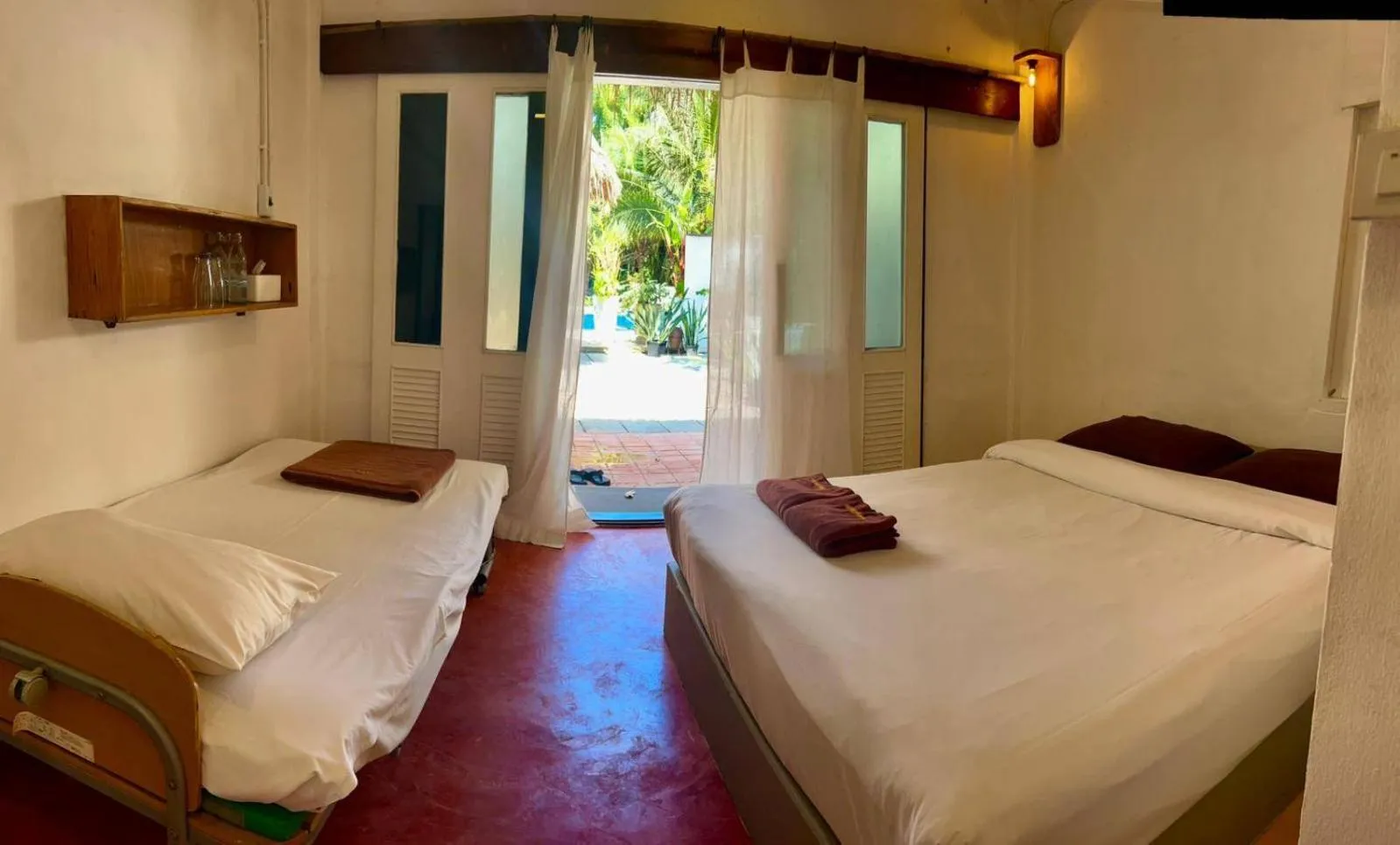 Bed in Hallo Villa Khanom
