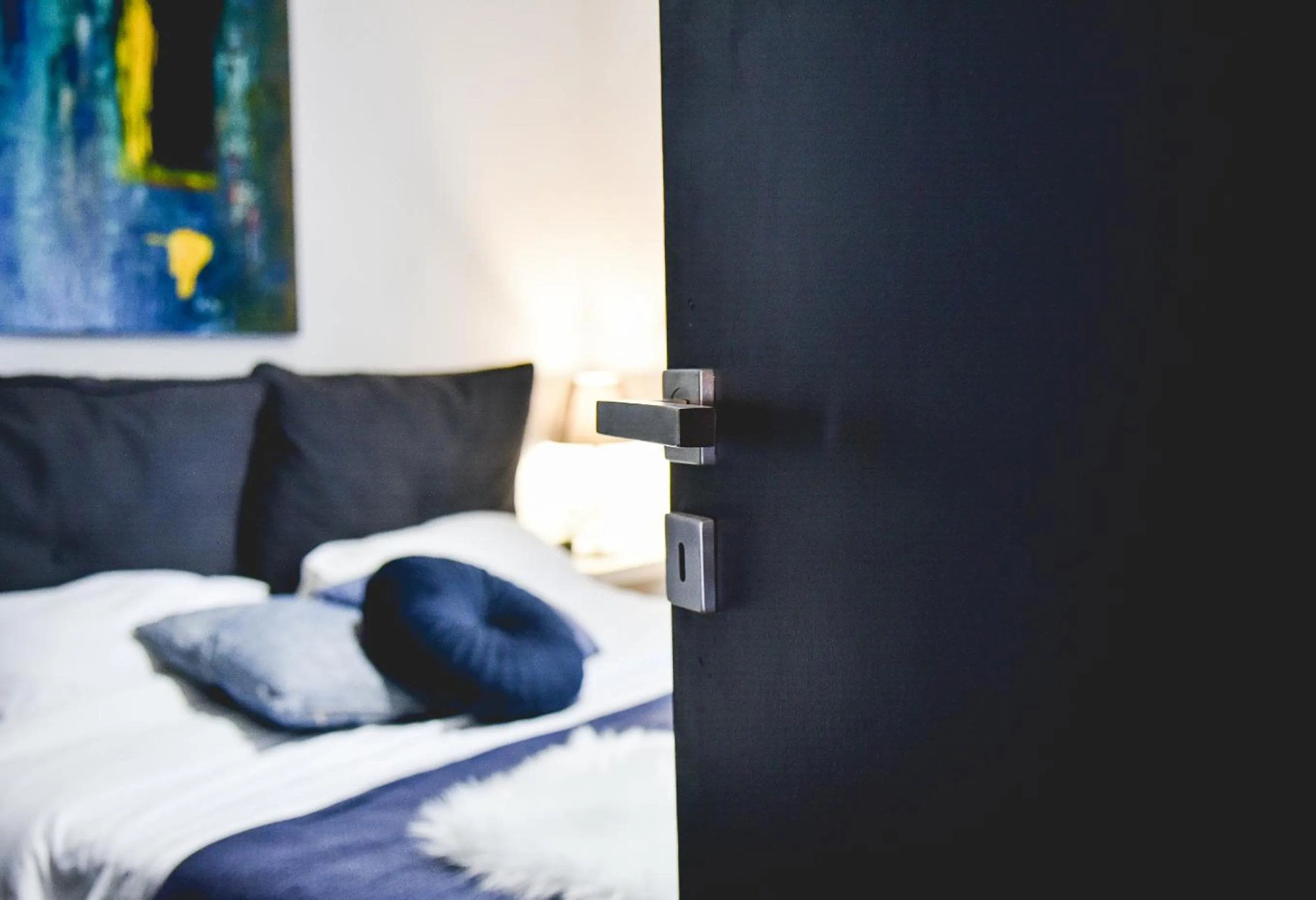 Bed in Home Plus Psirri Apartment