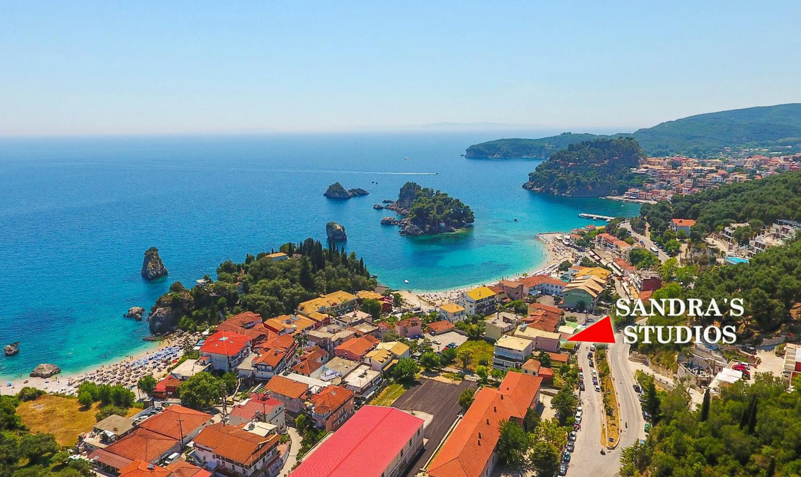 Bird's eye view in Sandra's Studios