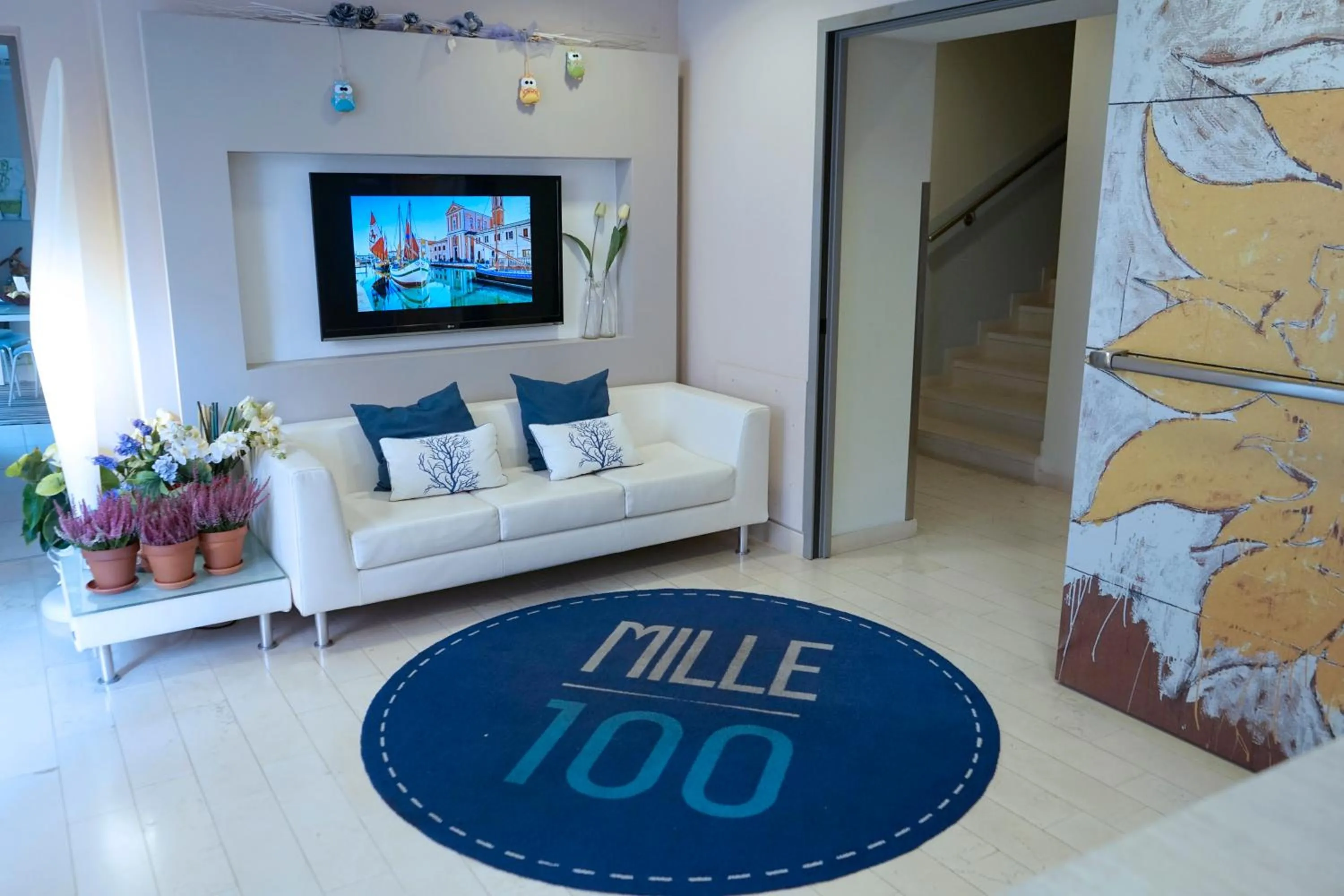 Living room in Residence Millecento - Aperto tutto l'anno