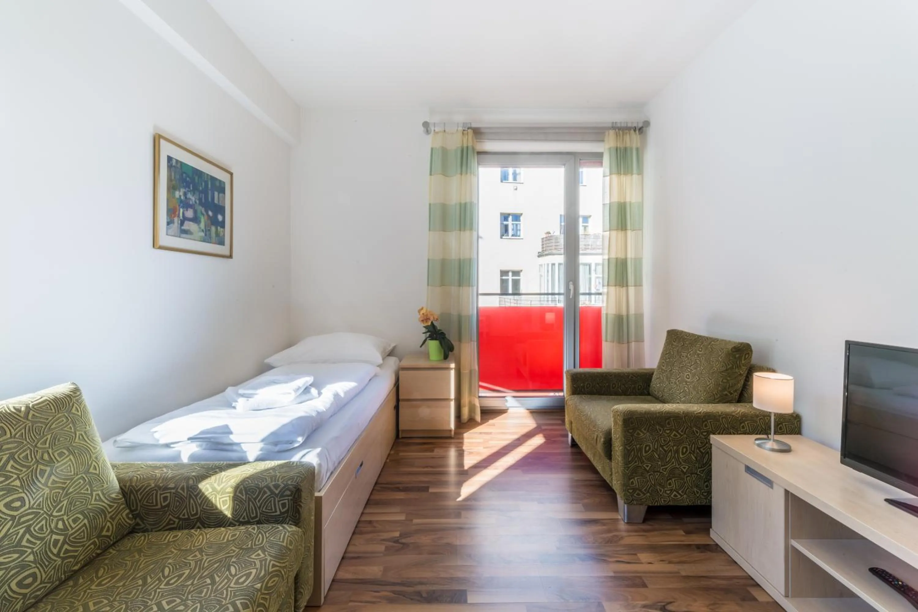 Living room, Bed in Penzion Palouček