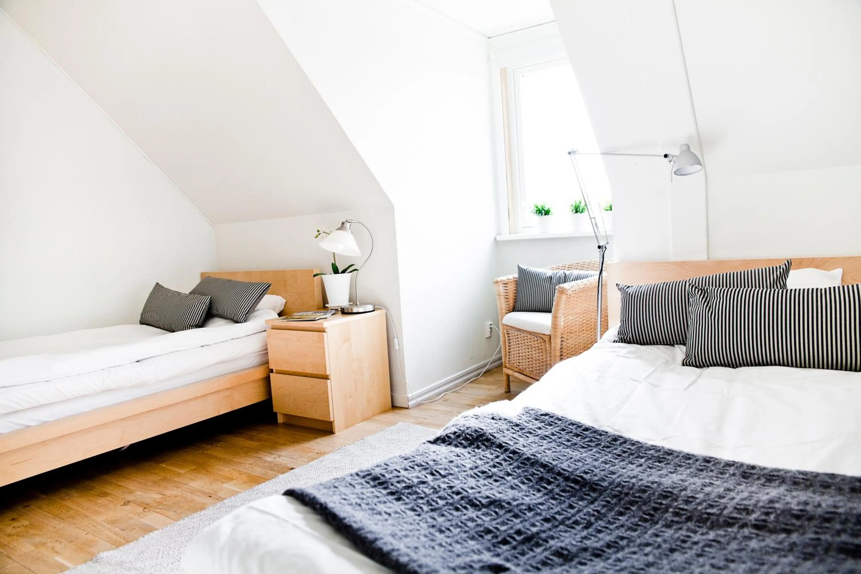 Bedroom, Bed in Abbekås Golfrestaurang & Hotell