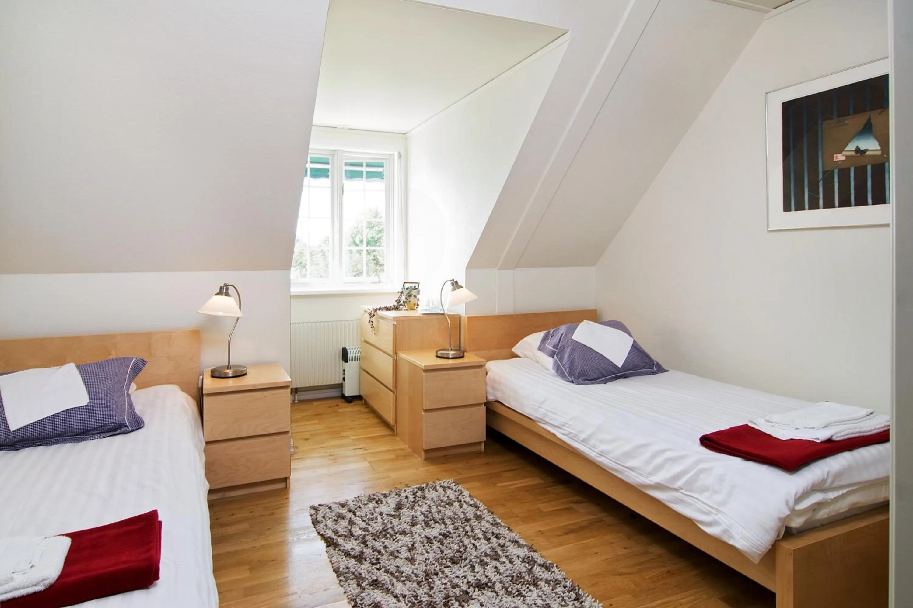 Photo of the whole room, Bed in Abbekås Golfrestaurang & Hotell