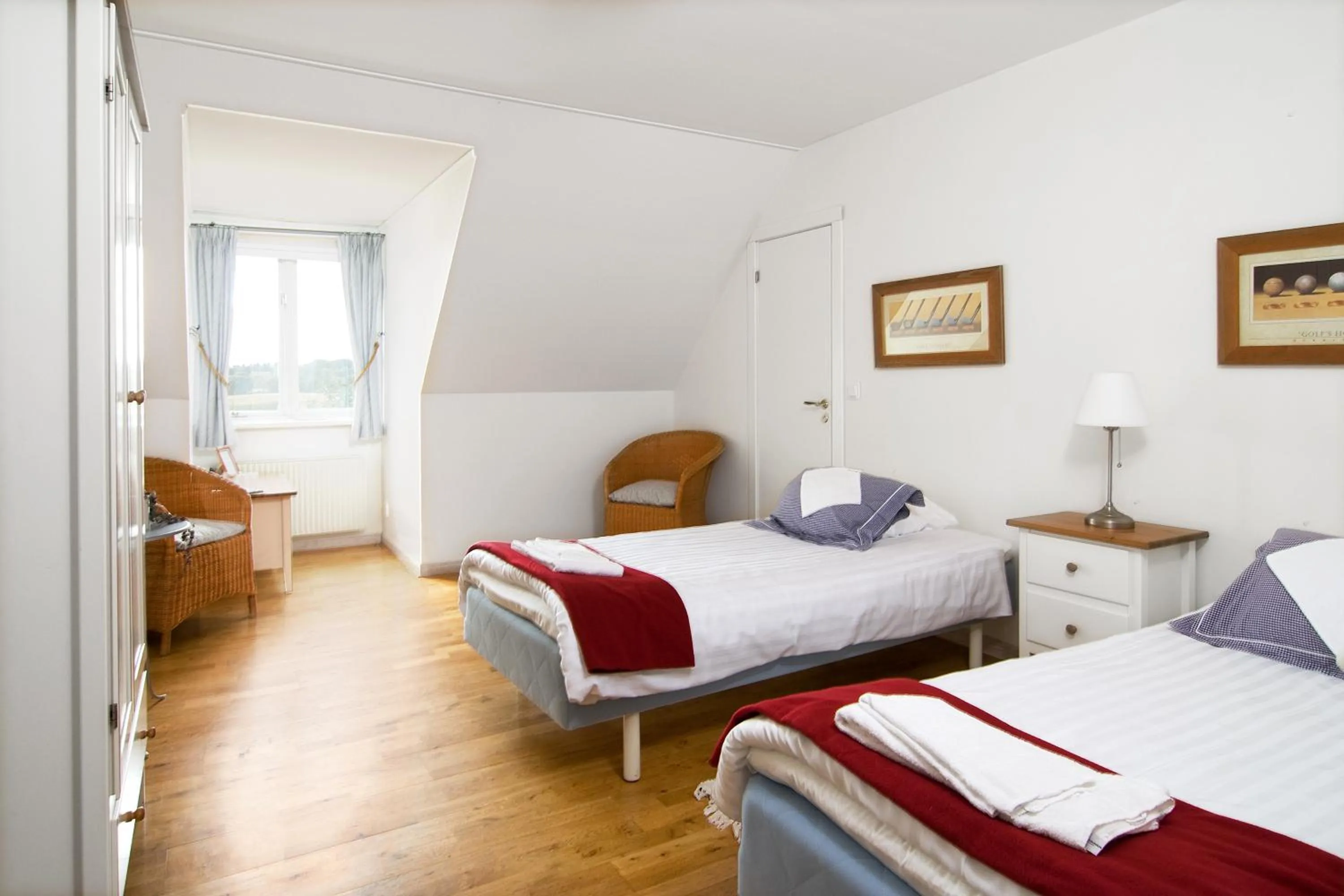 Photo of the whole room, Bed in Abbekås Golfrestaurang & Hotell