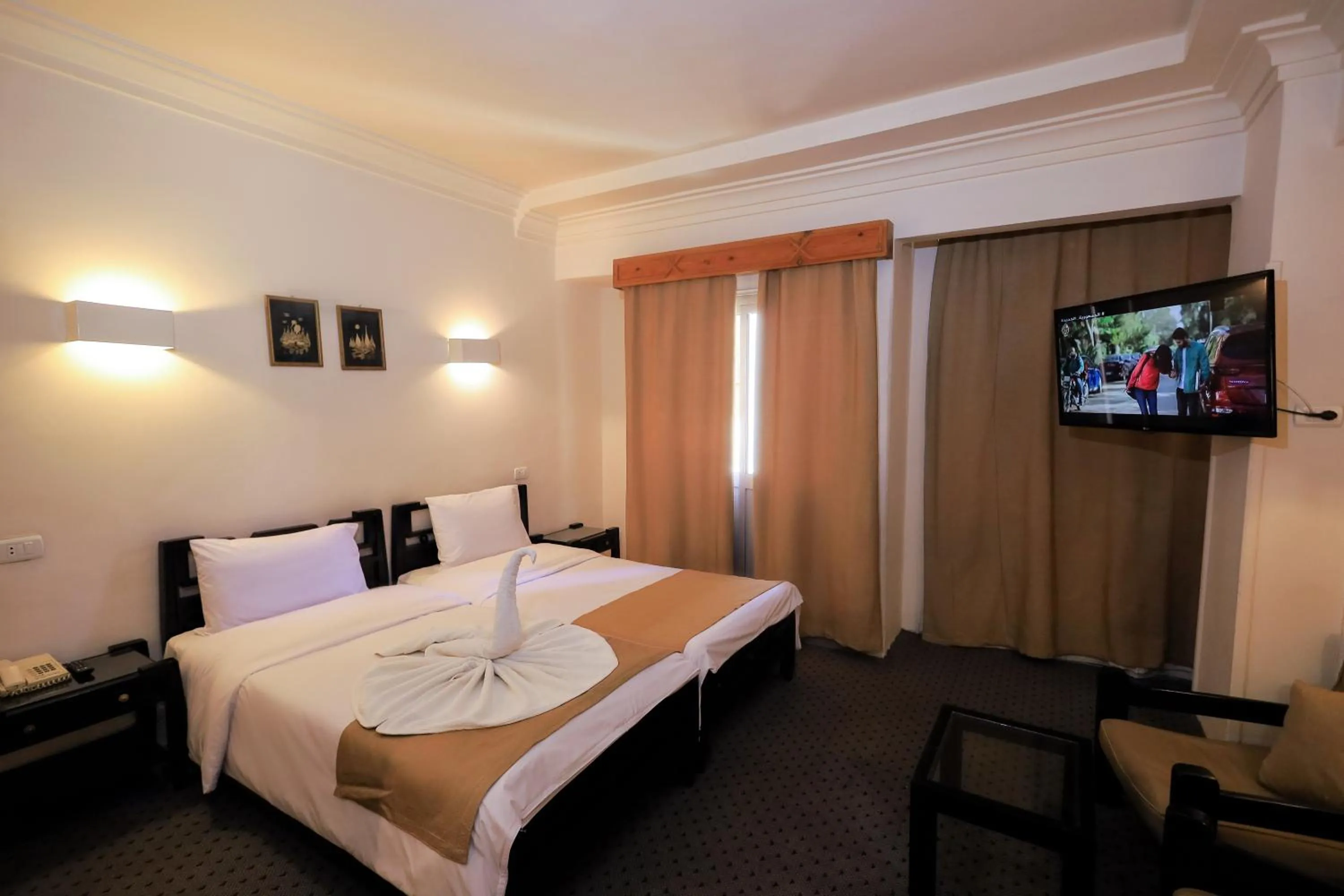 Bed in Cleopatra Hotel