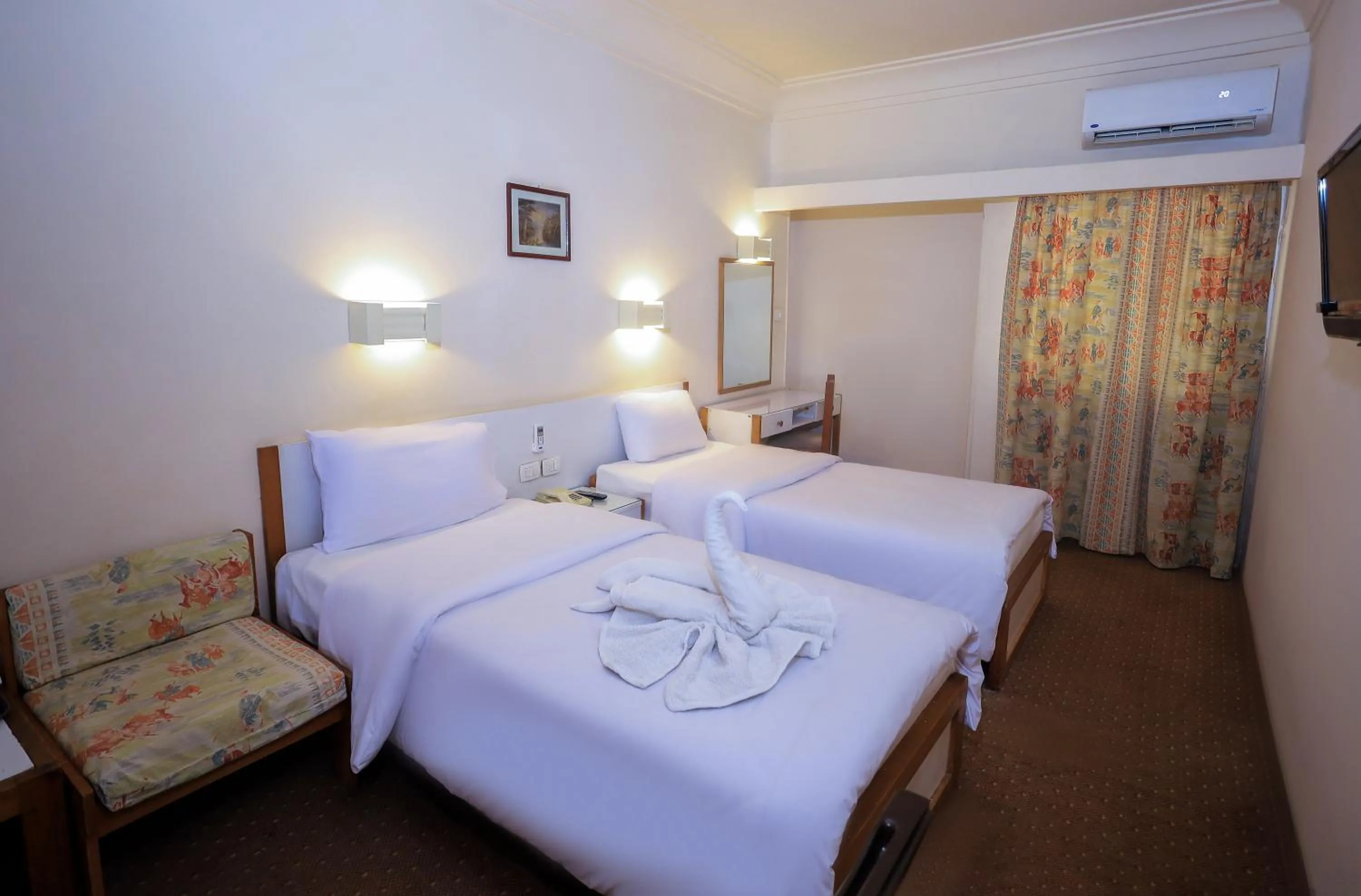 Bed in Cleopatra Hotel