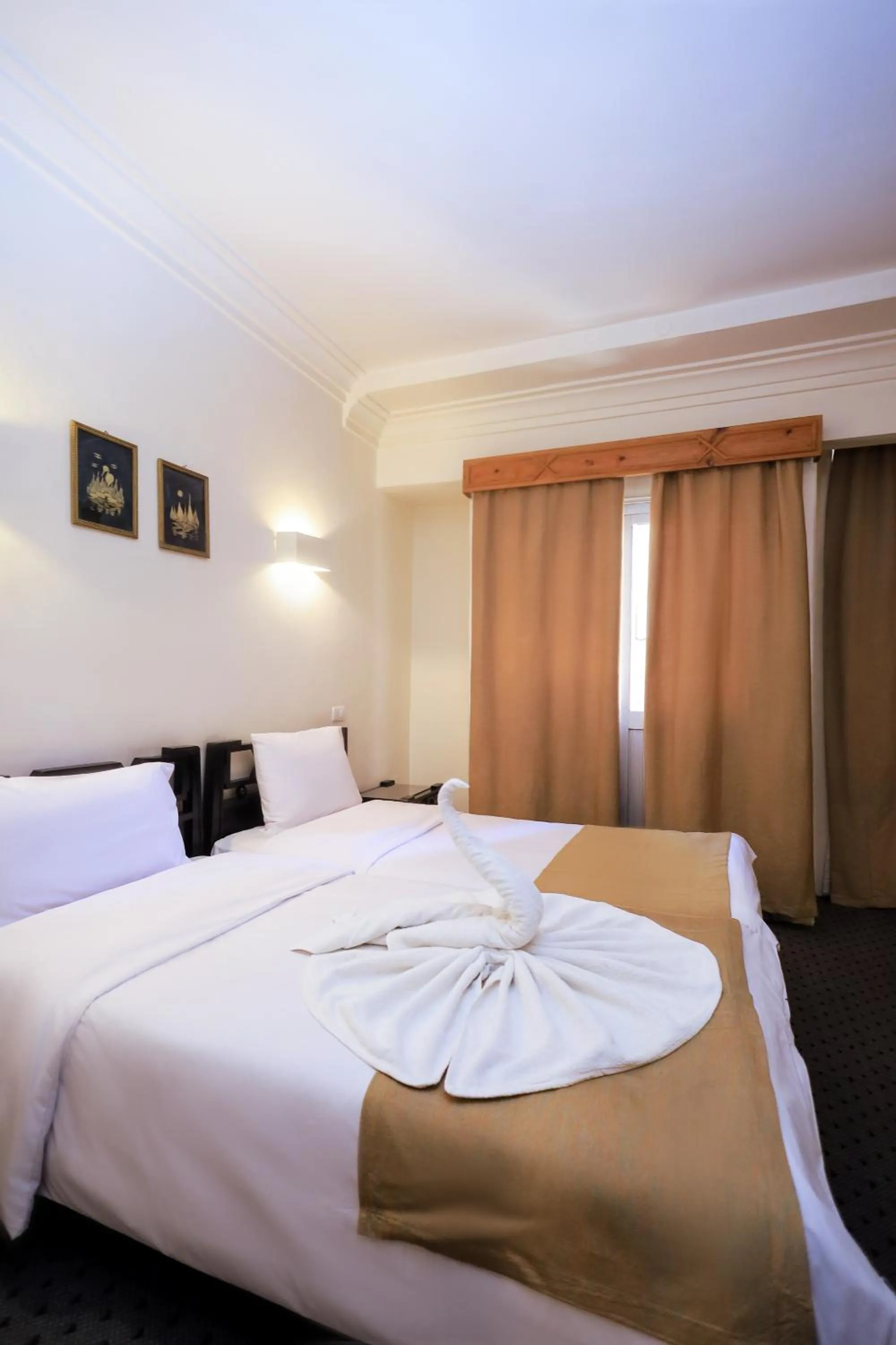 Bed in Cleopatra Hotel