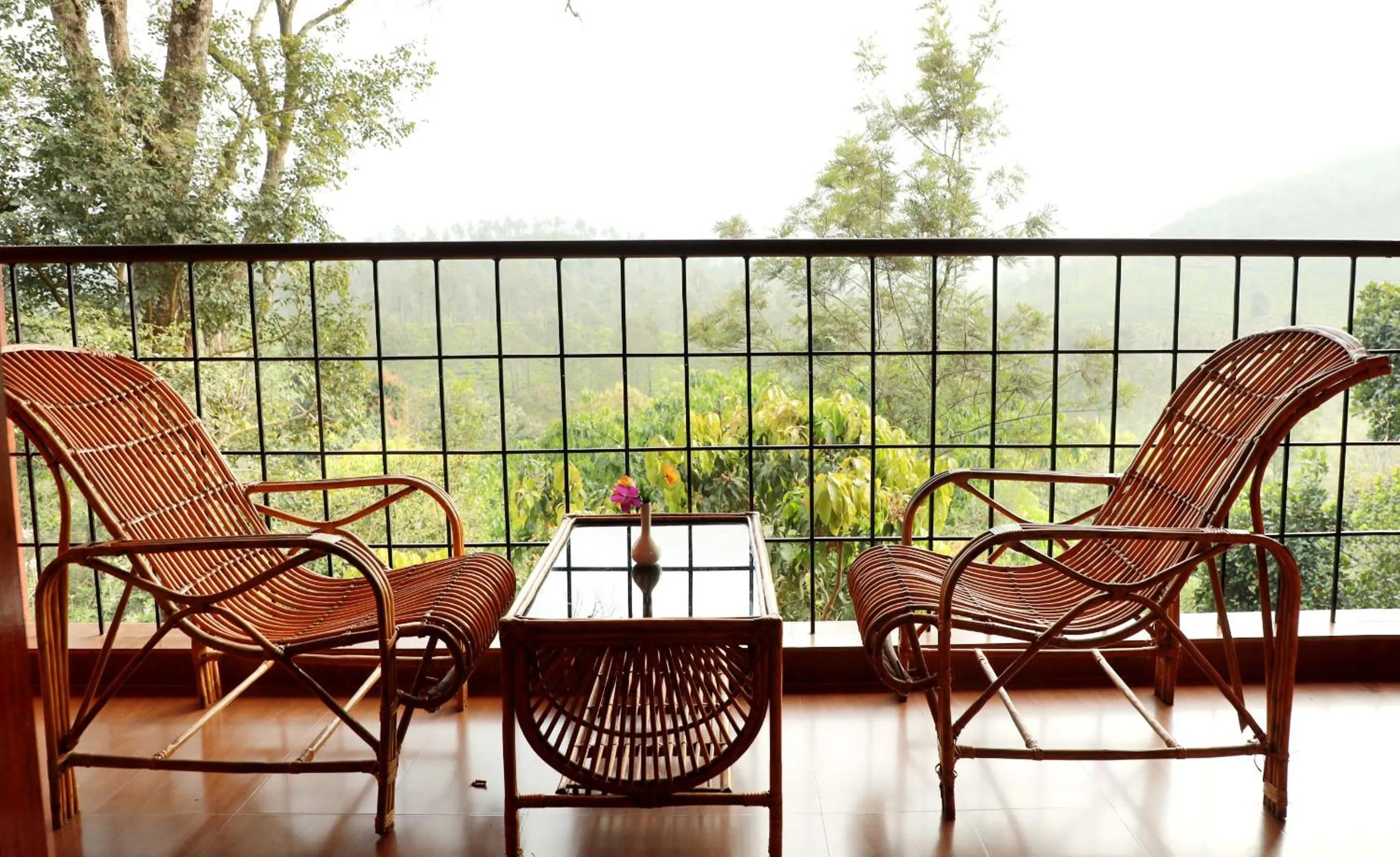 Balcony/Terrace in Planet Green Plantation Resorts, Wayanad, Kerala