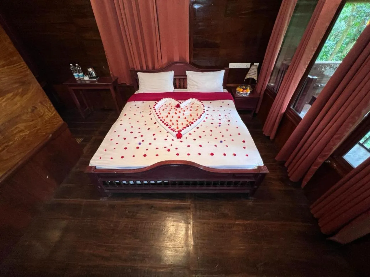 Bed in Planet Green Plantation Resorts, Wayanad, Kerala