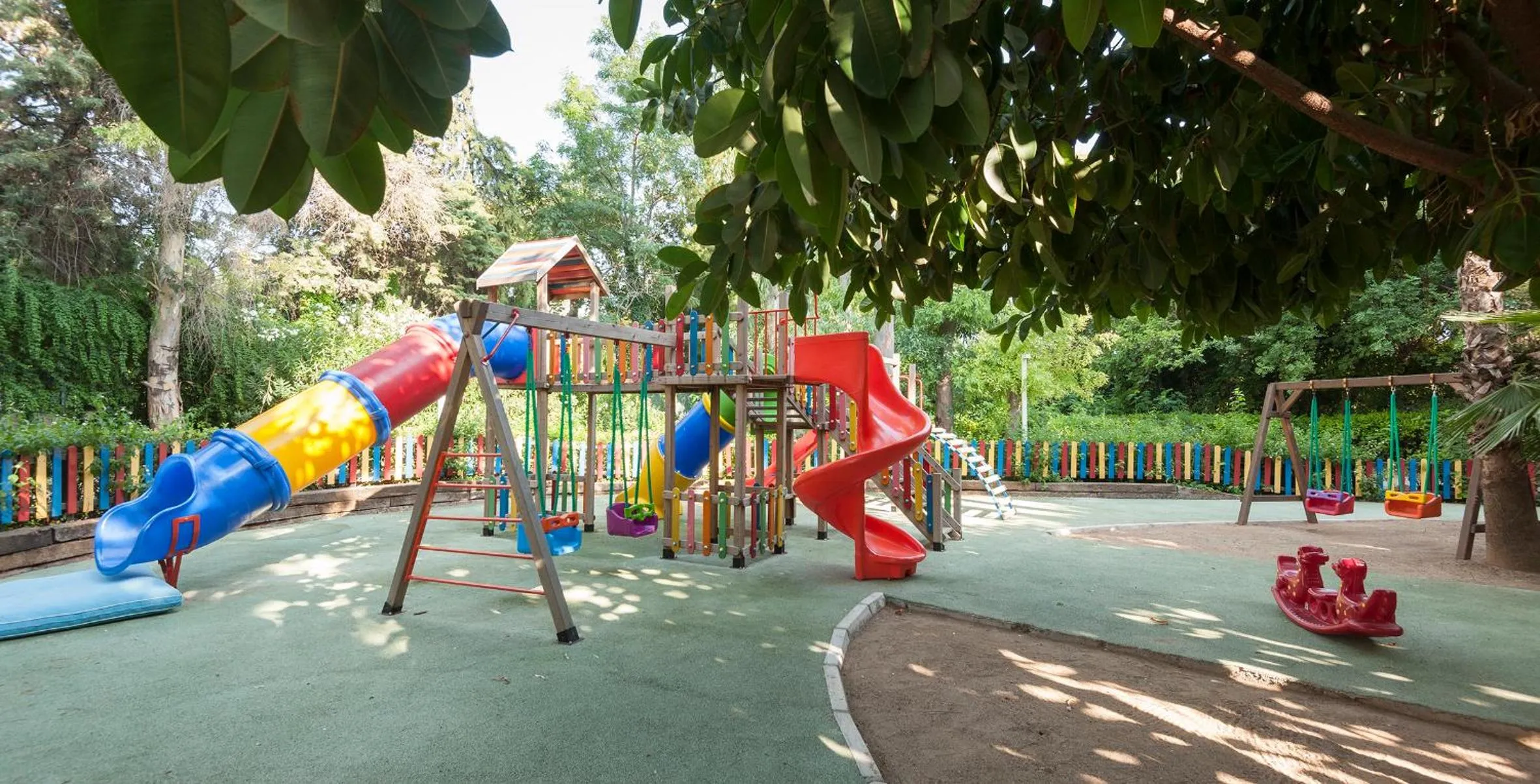 Children play ground in MEDWORLD Health & Rehabilitation Center Rixos Antalya