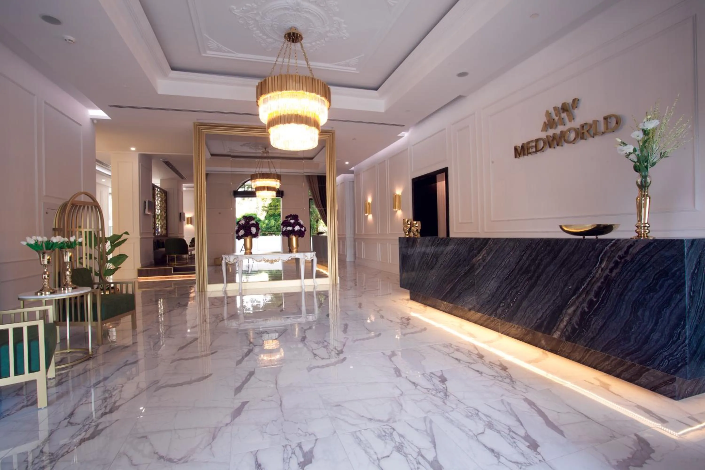 Lobby or reception in MEDWORLD Health & Rehabilitation Center Rixos Antalya