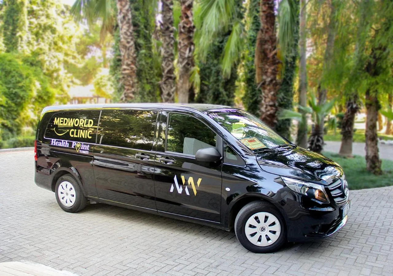 Garden view in MEDWORLD Health & Rehabilitation Center Rixos Antalya