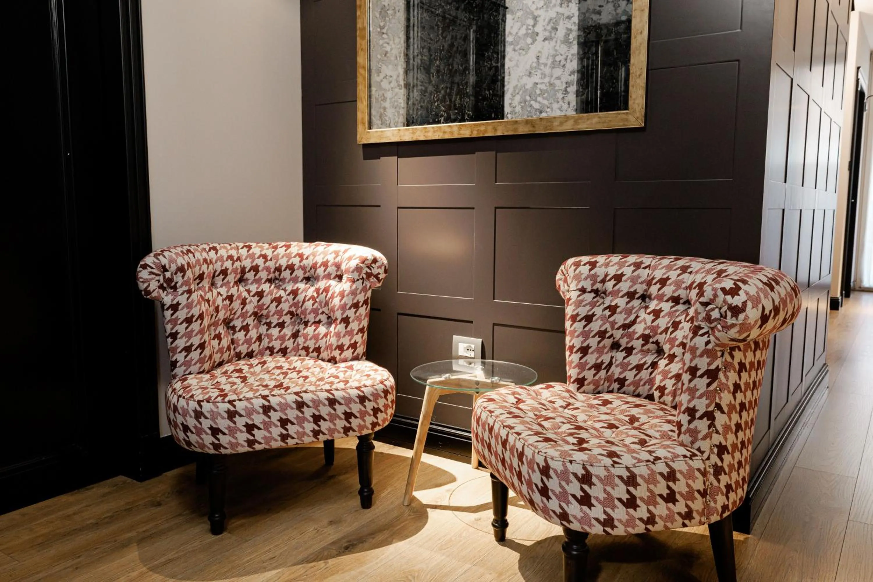 Seating area in Boutique Hotel Whisky