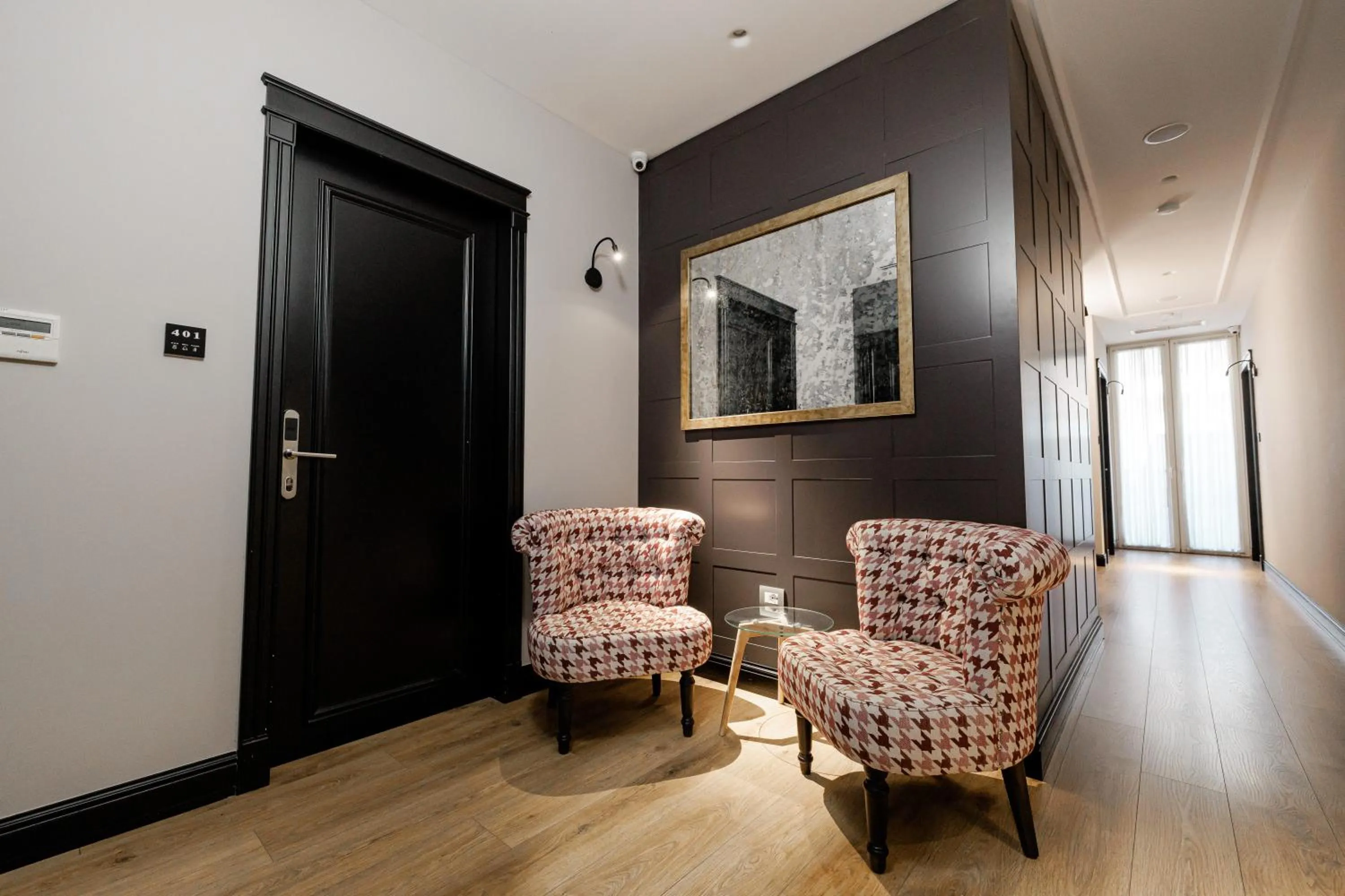 Seating area in Boutique Hotel Whisky