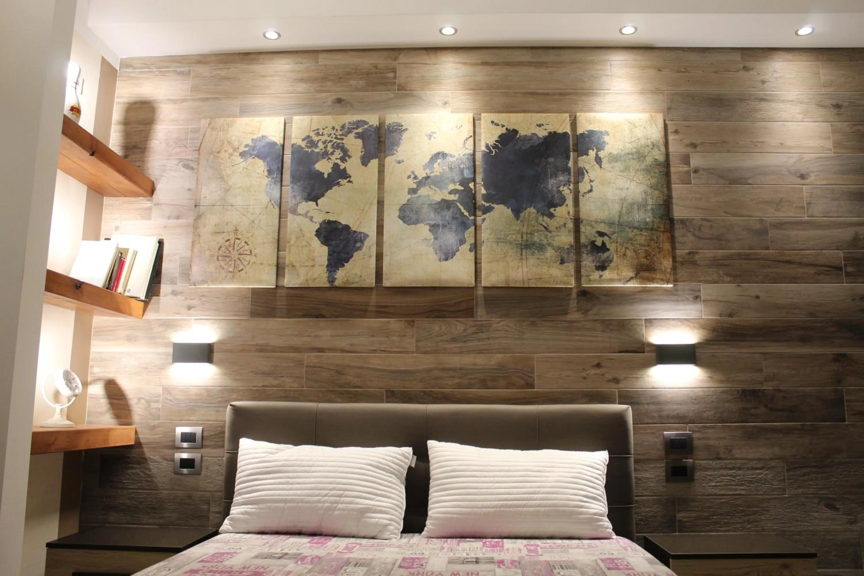 Decorative detail, Bed in Villa Martina