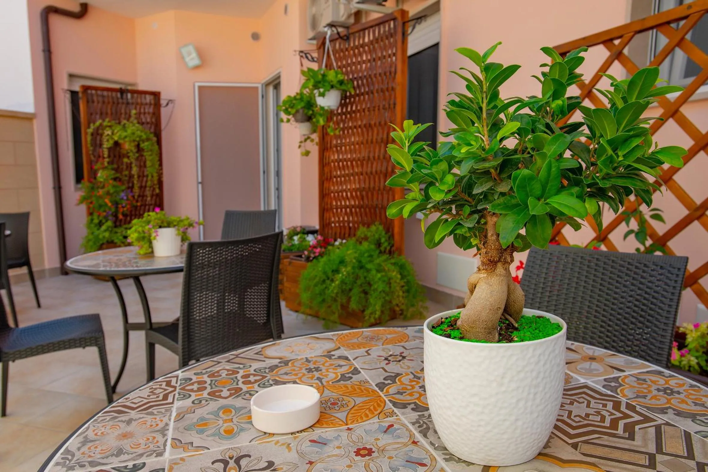 Patio in b&b Rita, nel cuore del Salento