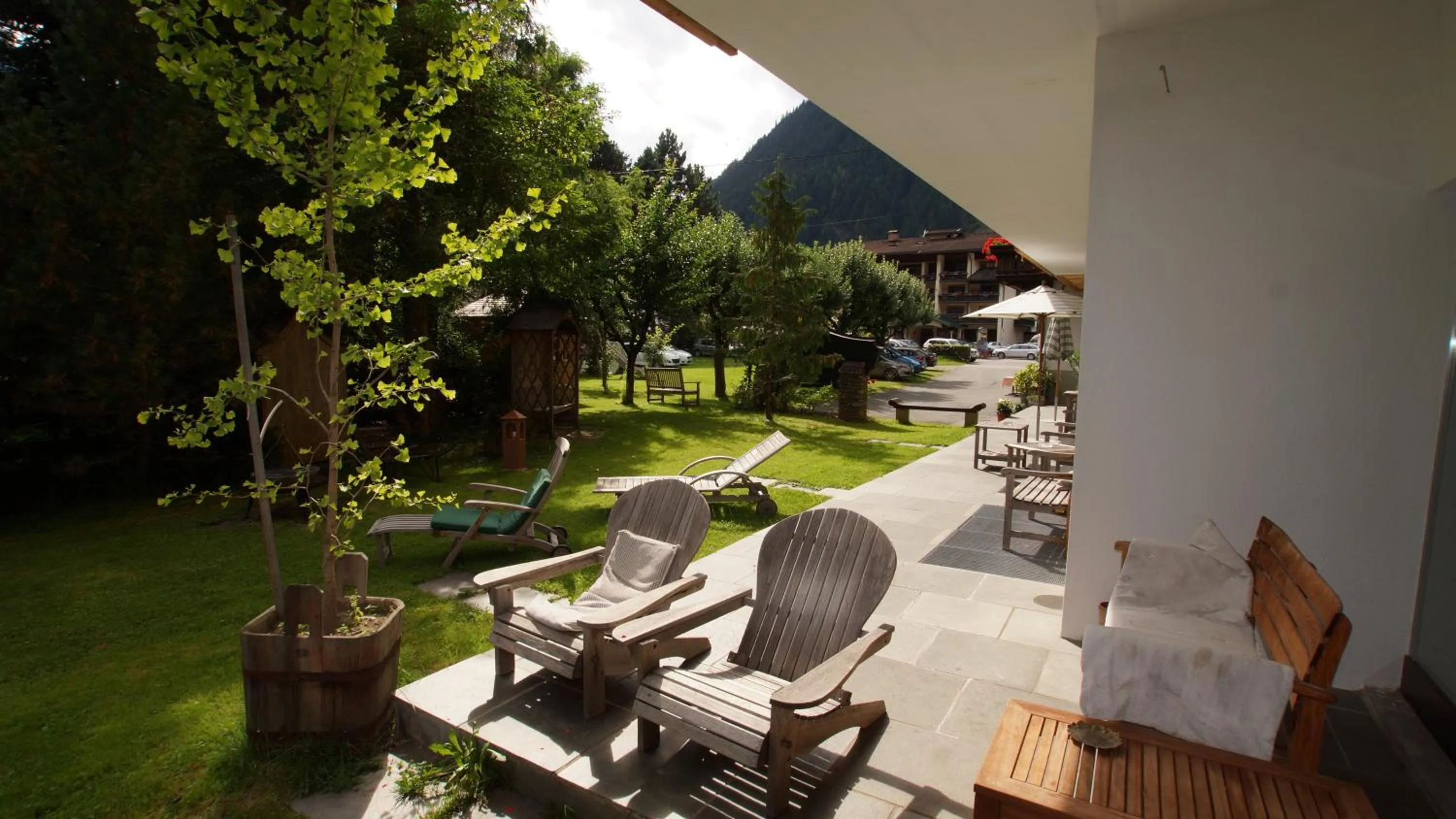 Balcony/Terrace in Hotel Garni Obermair