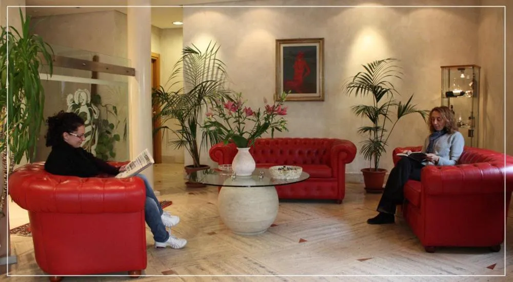 Lobby or reception in Hotel Ghibellino
