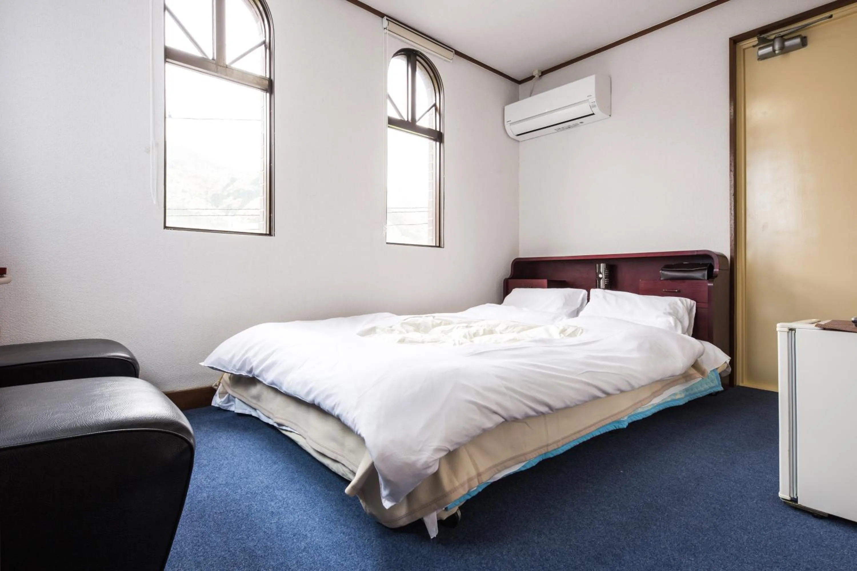 Bed in Kinugawa Pension Bamboo