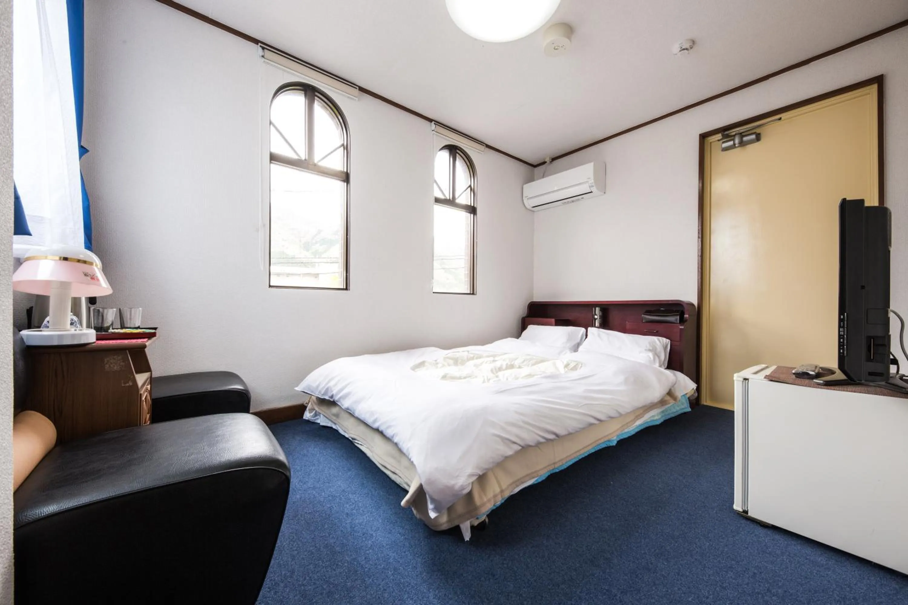 Bed in Kinugawa Pension Bamboo