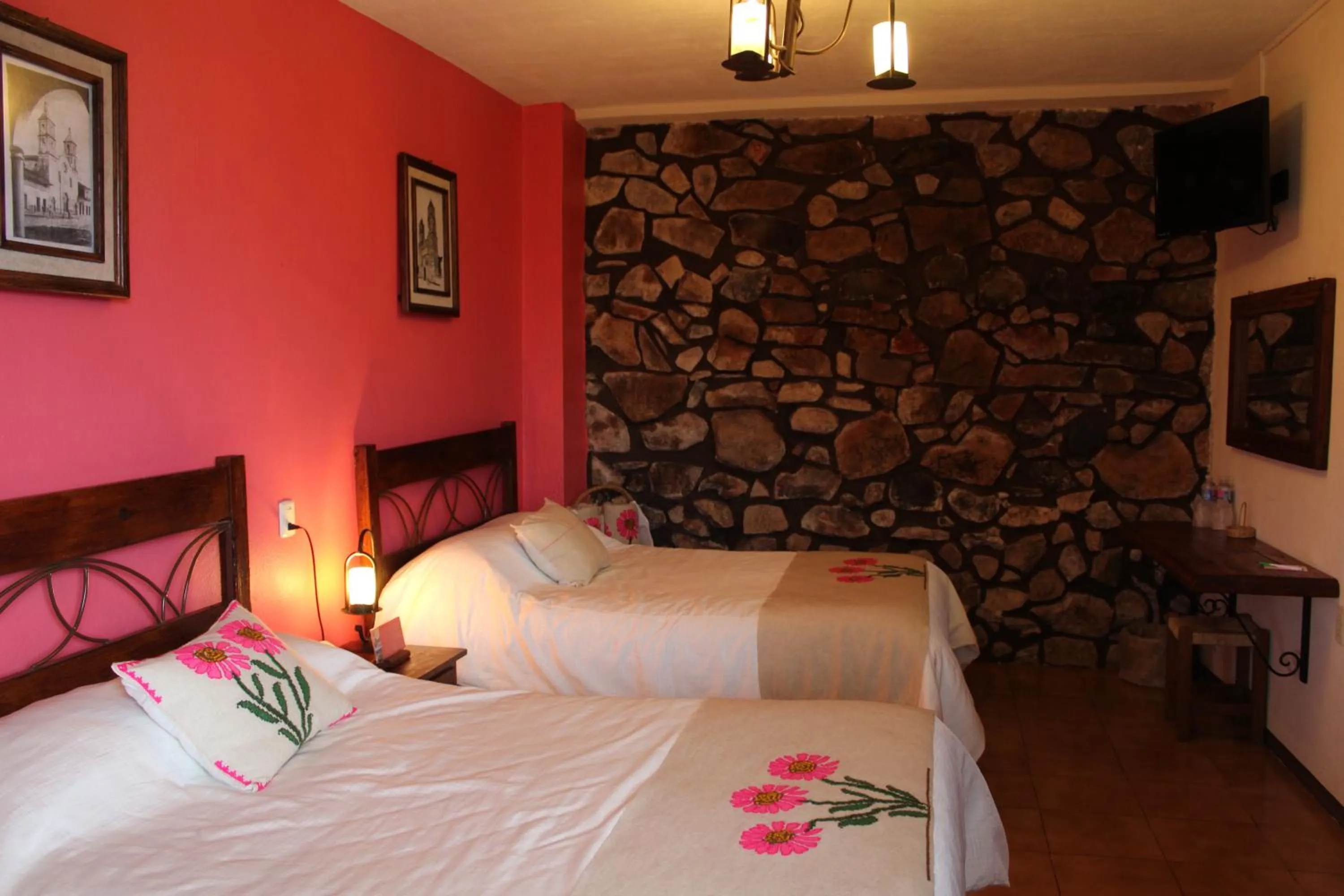 Bed in Hotel San Jorge