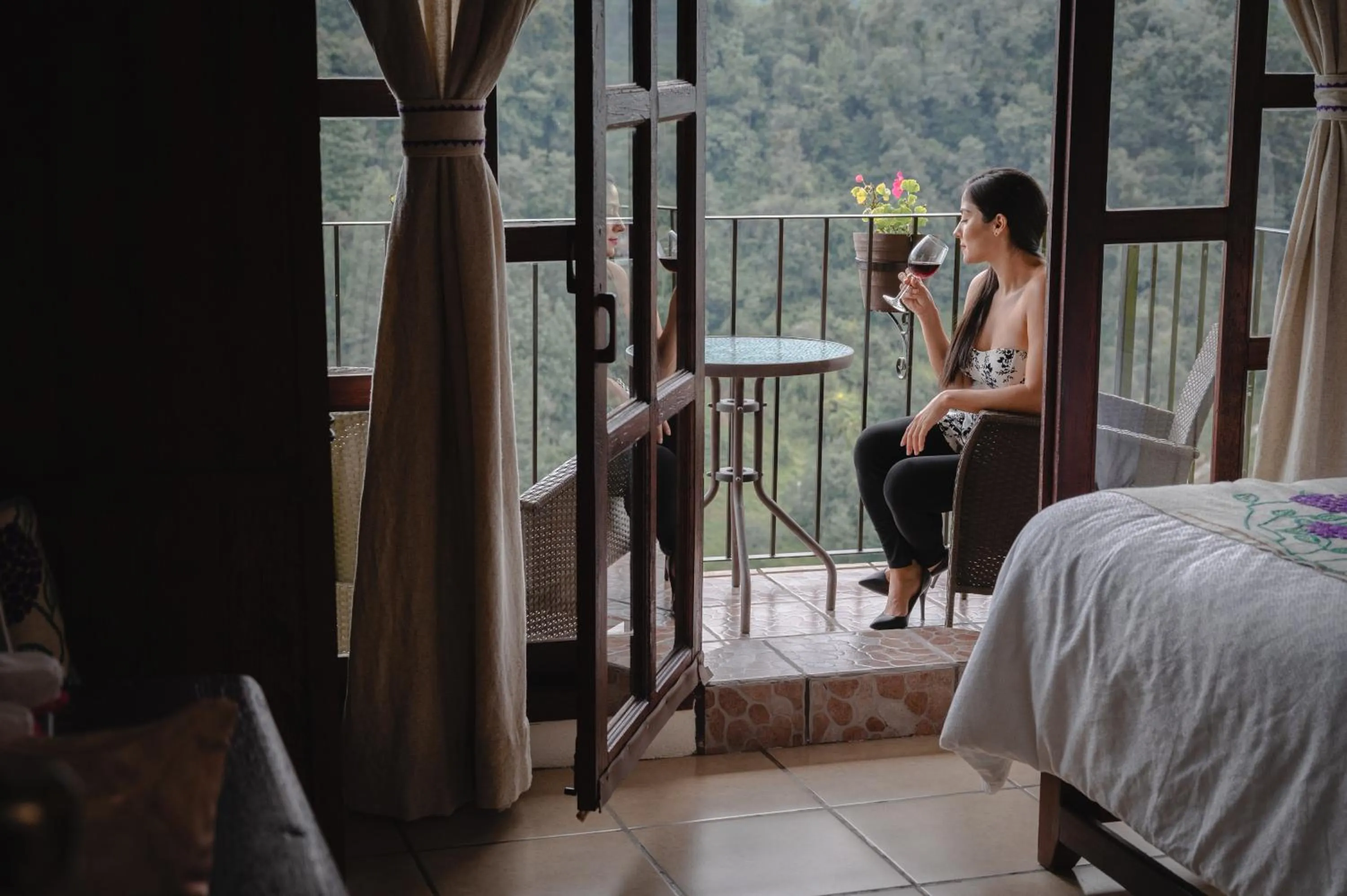 Bed in Hotel San Jorge