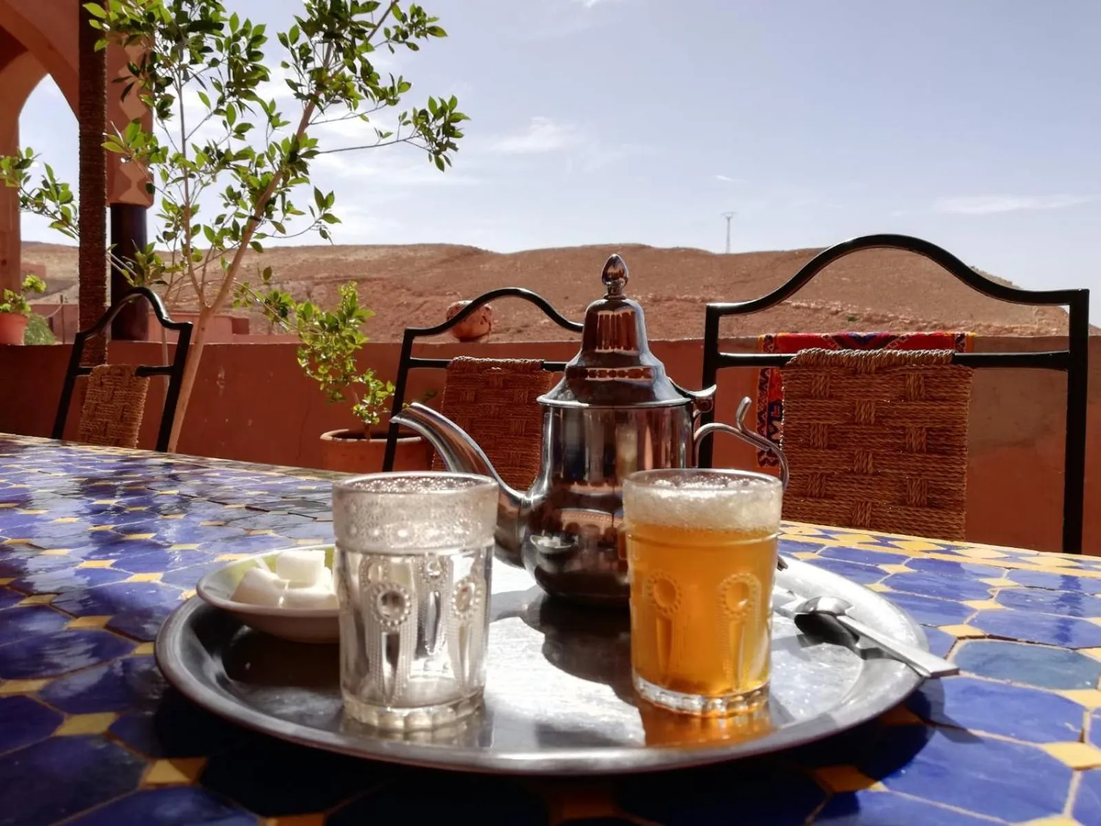 Balcony/Terrace in Kasbah Ounila