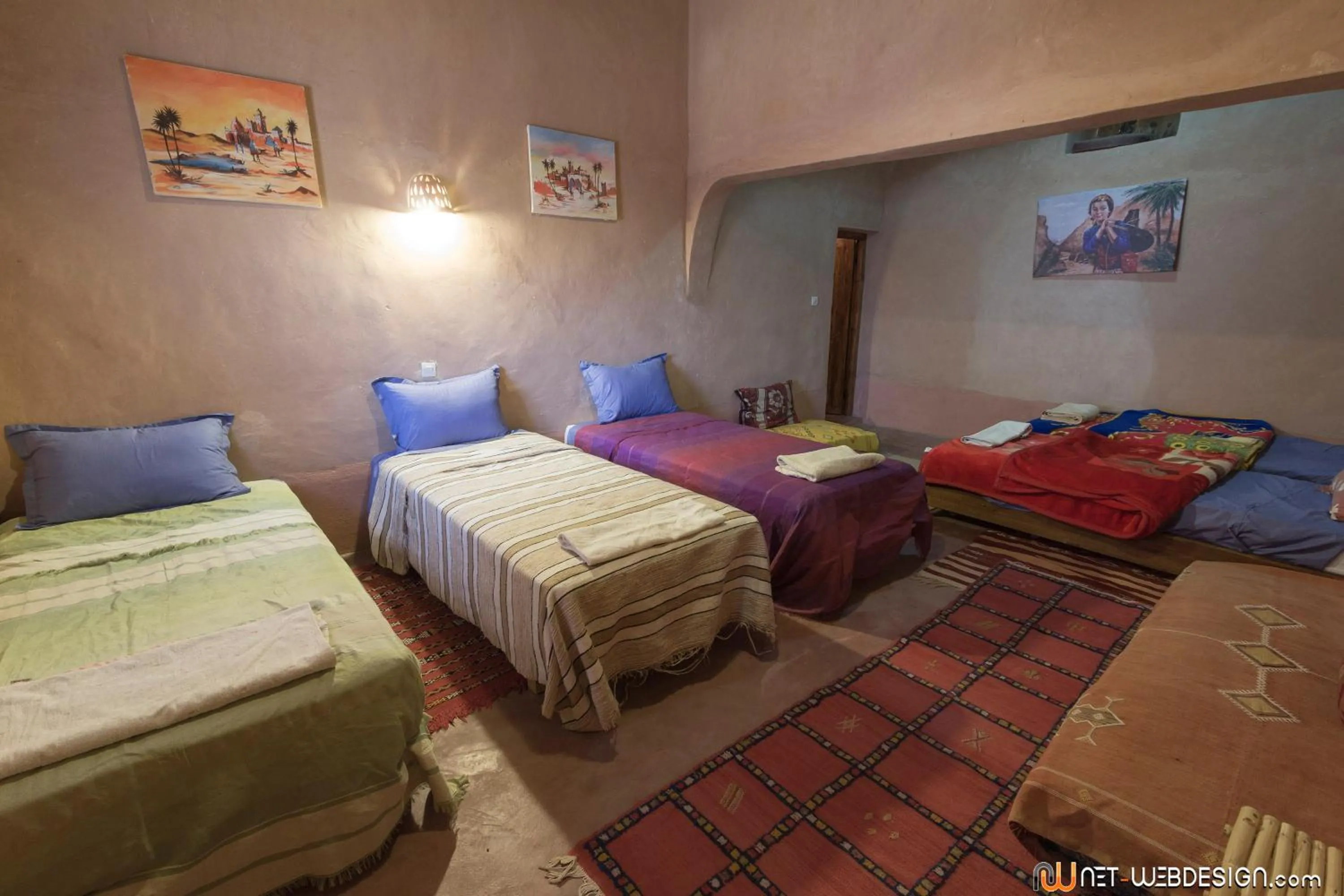 Bedroom, Bed in Kasbah Ounila