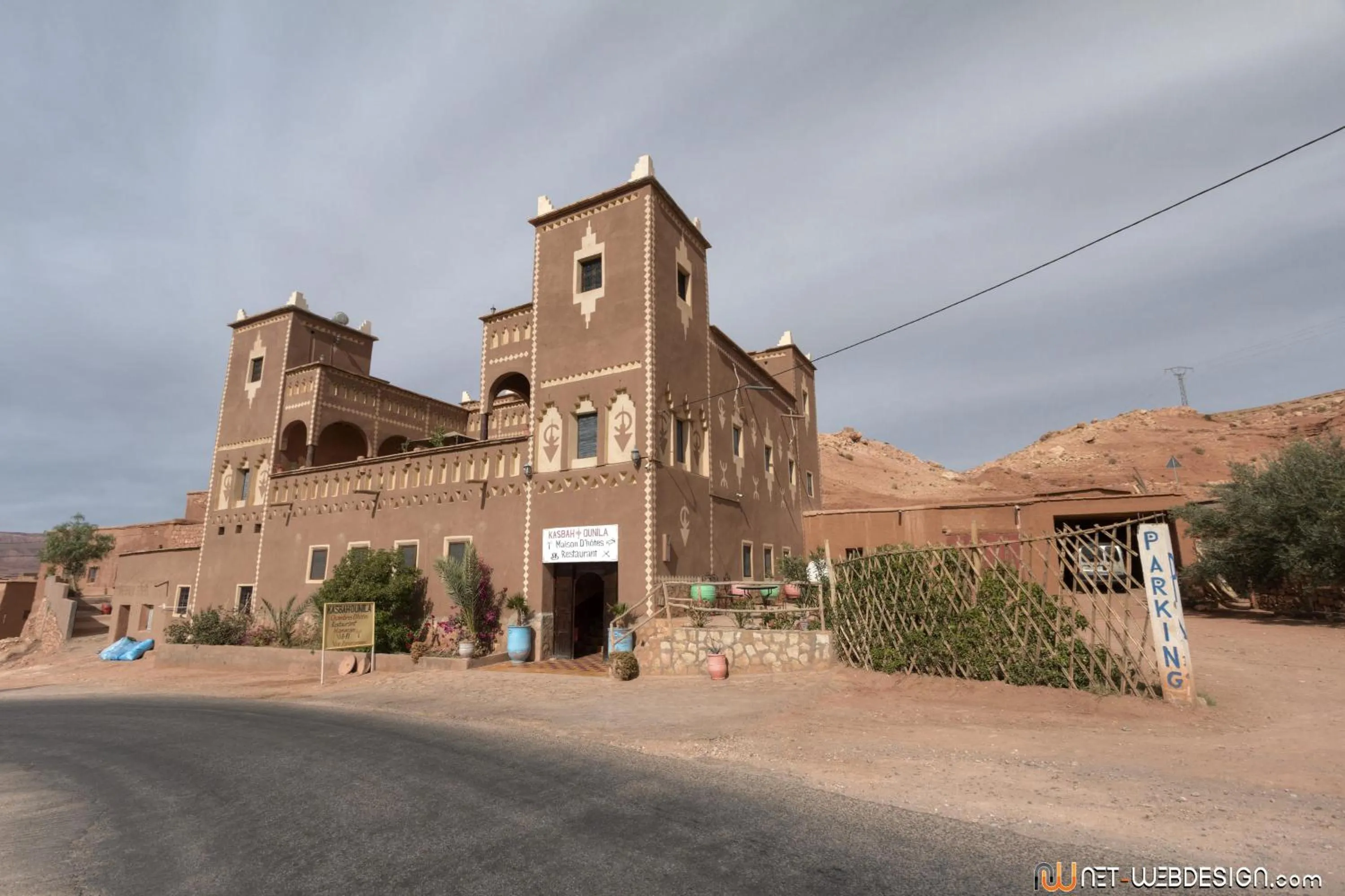 Facade/entrance in Kasbah Ounila