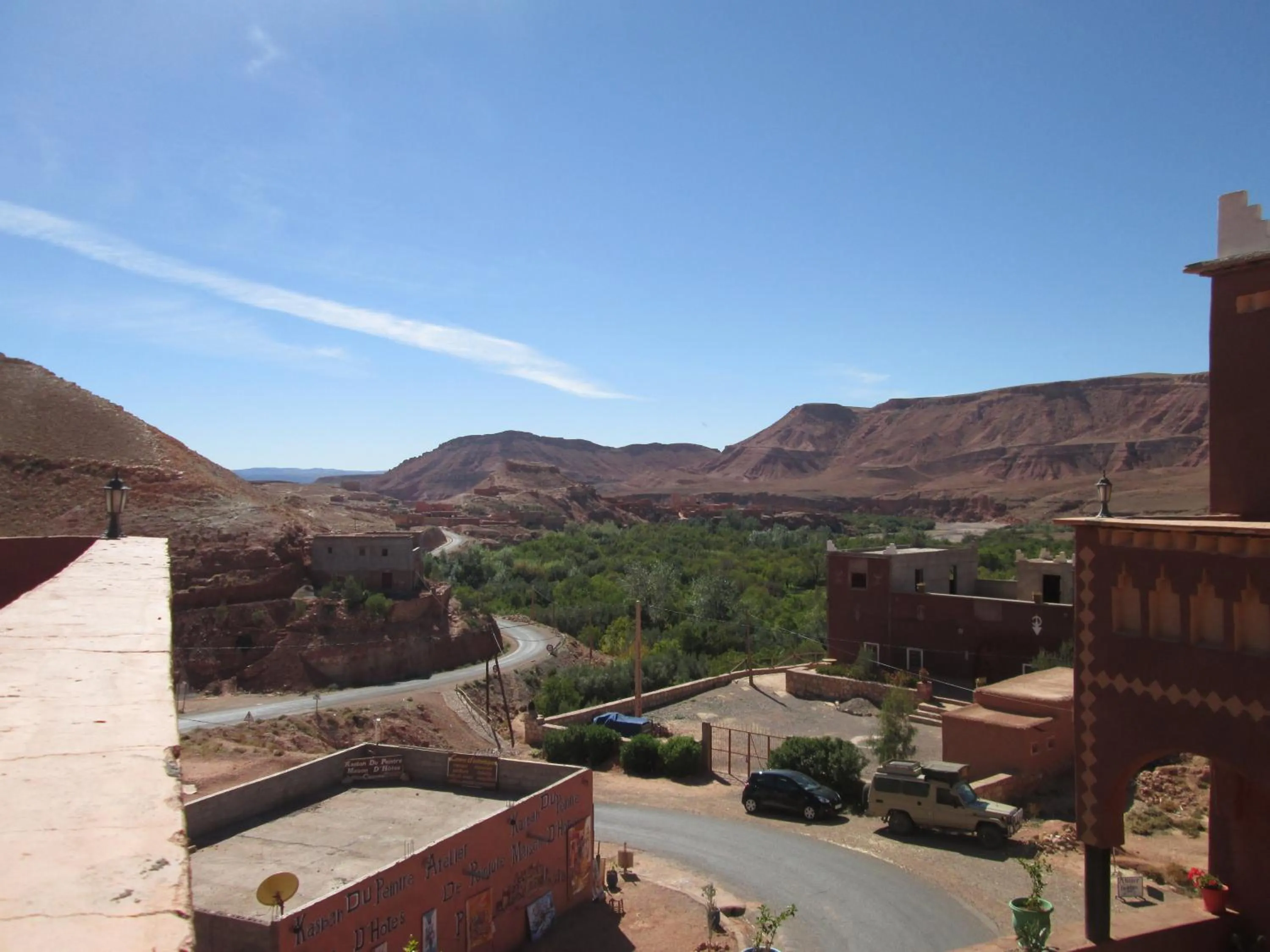 Quiet street view in Kasbah Ounila