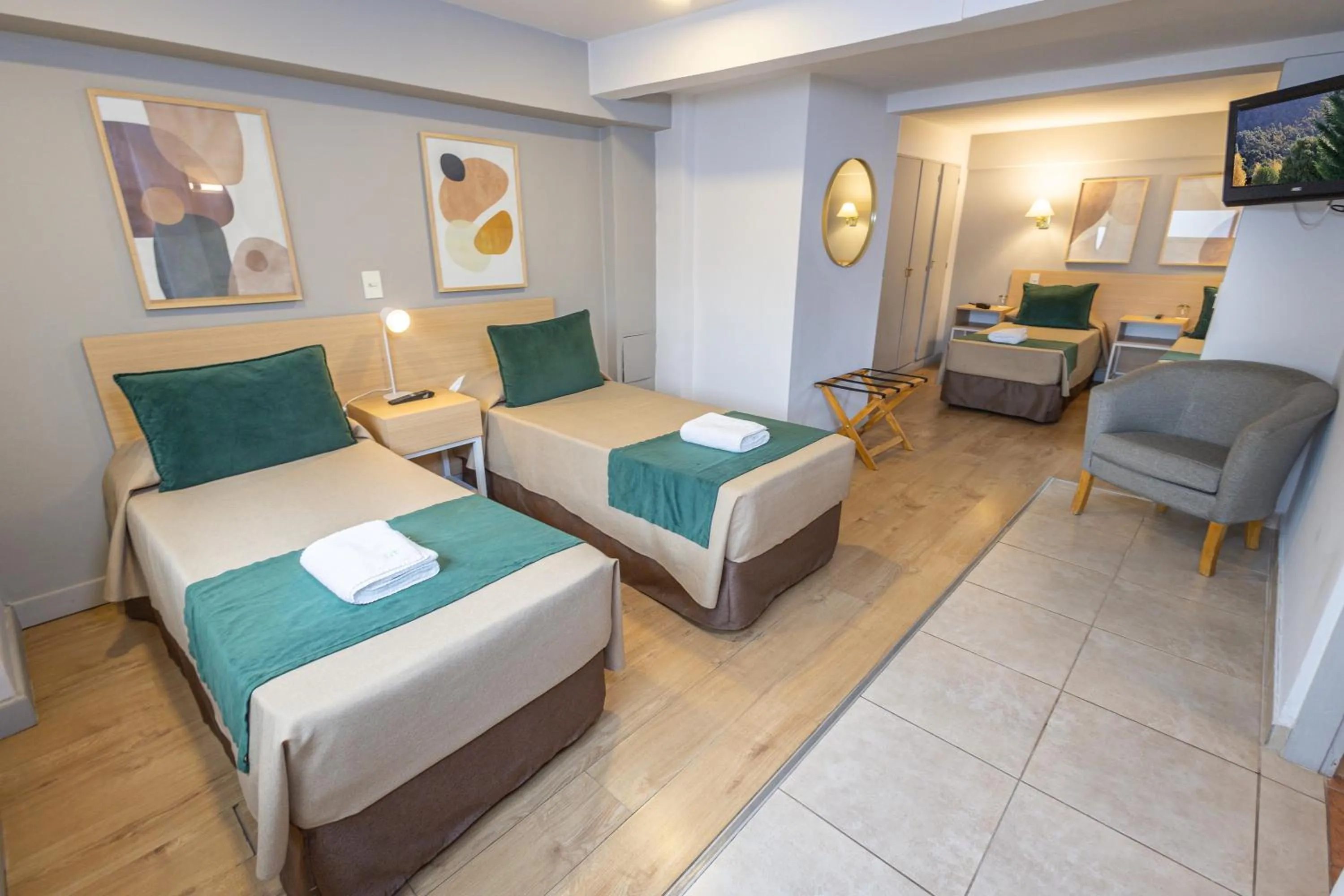 Bed in Hotel Plaza Bariloche