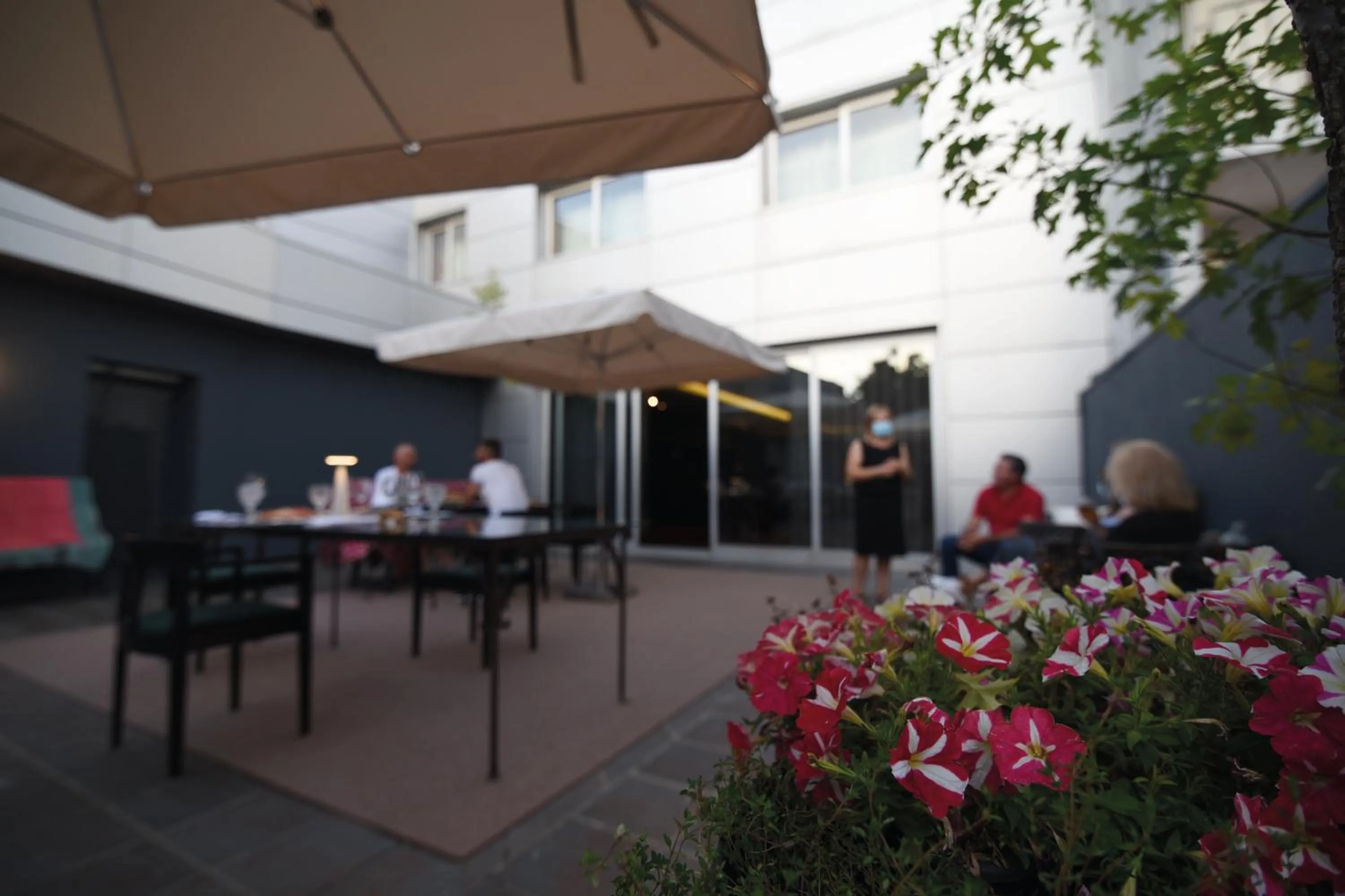 Patio in Hotel Vila Luena